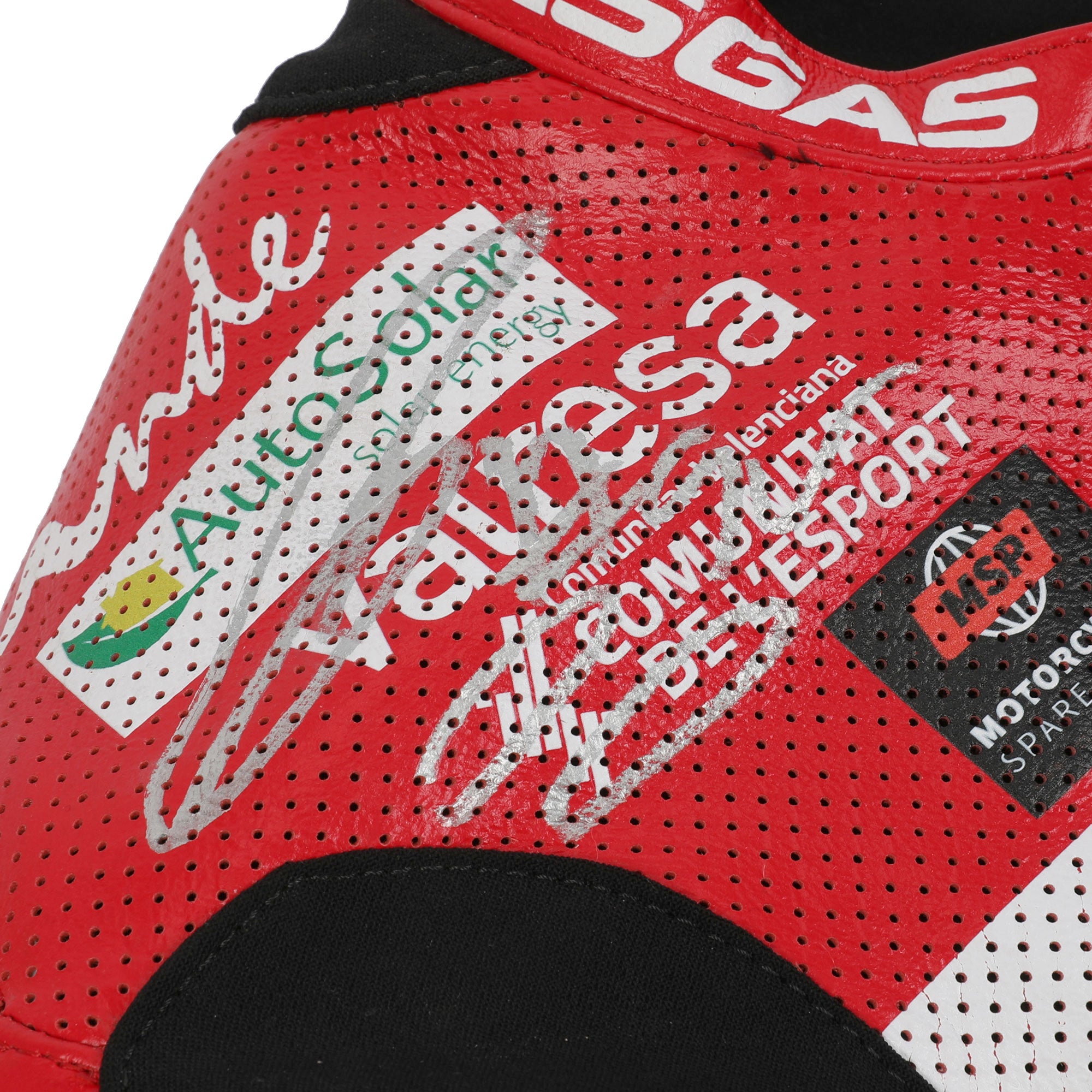 Jake Dixon 2023 Signed GASGAS Aspar Team Race Used Leathers – British GP