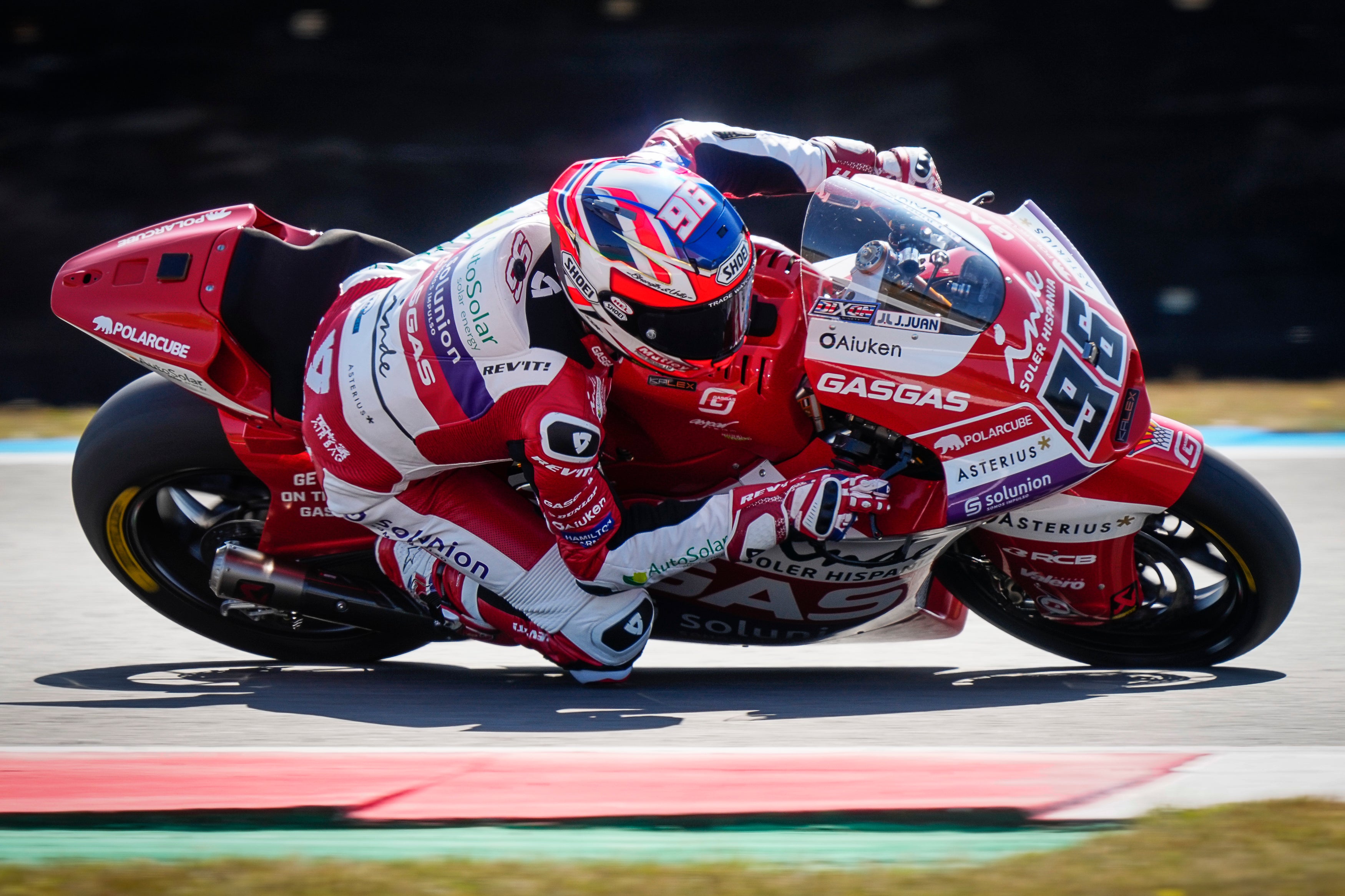 Jake Dixon 2023 Signed GASGAS Aspar Team Race Used Leathers – British GP