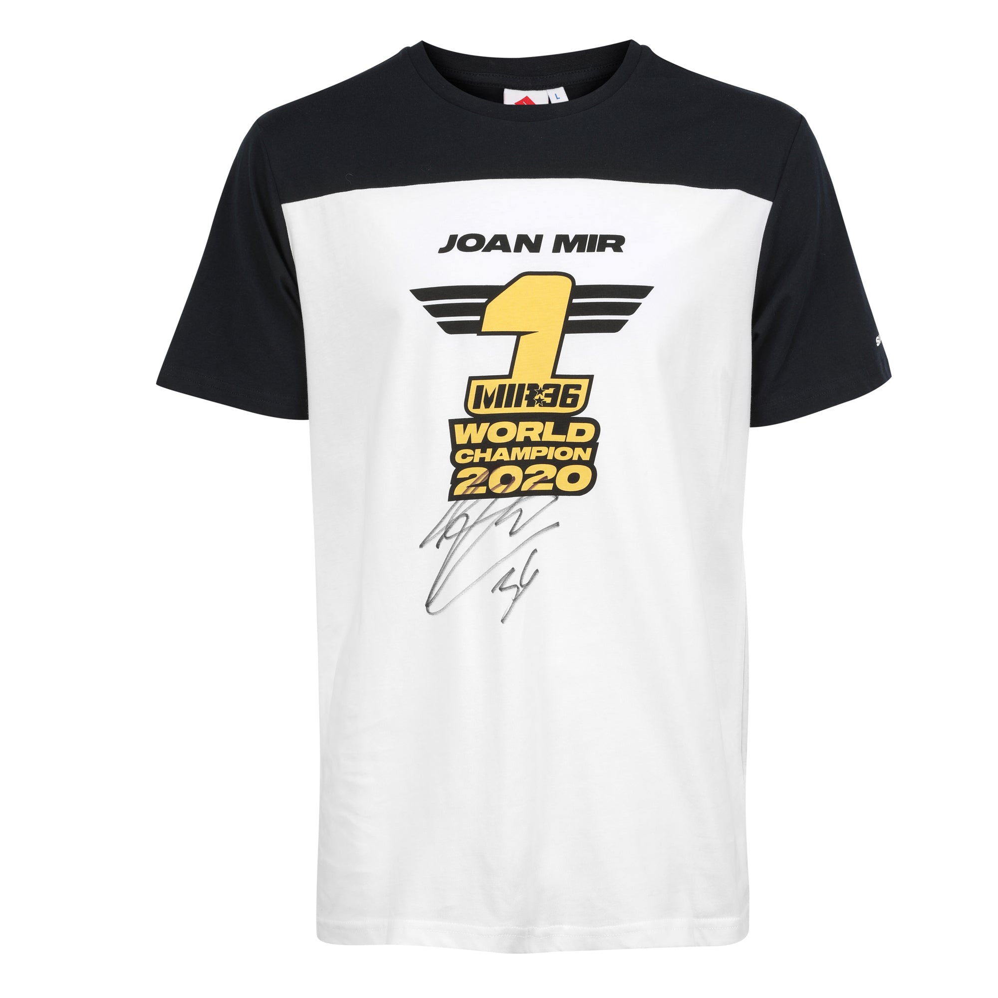 Joan Mir 2020 Suzuki MotoGP Team World Championship Signed T-shirt