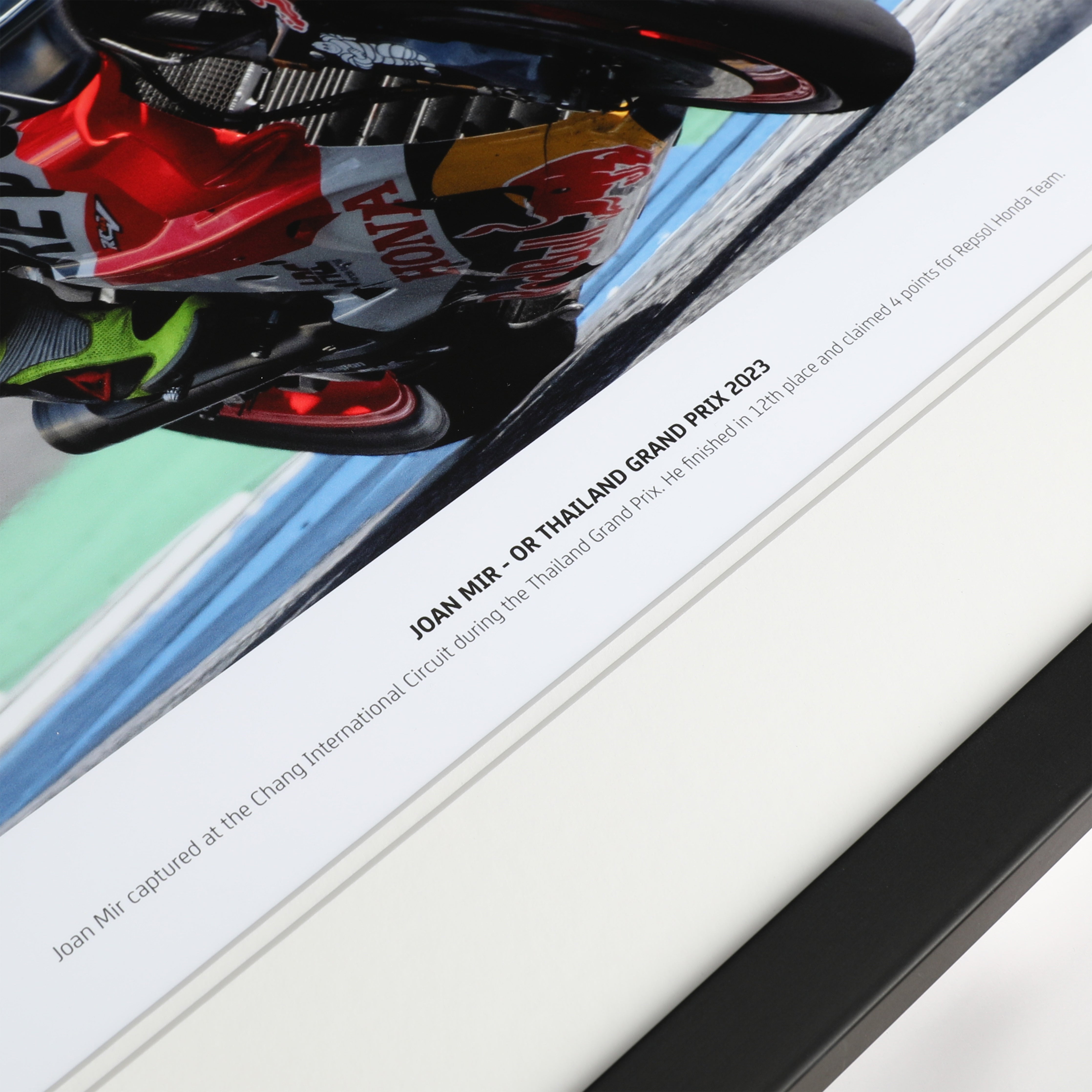 Joan Mir Signed 2023 Thailand Grand Prix Photo - Mirco Lazzari