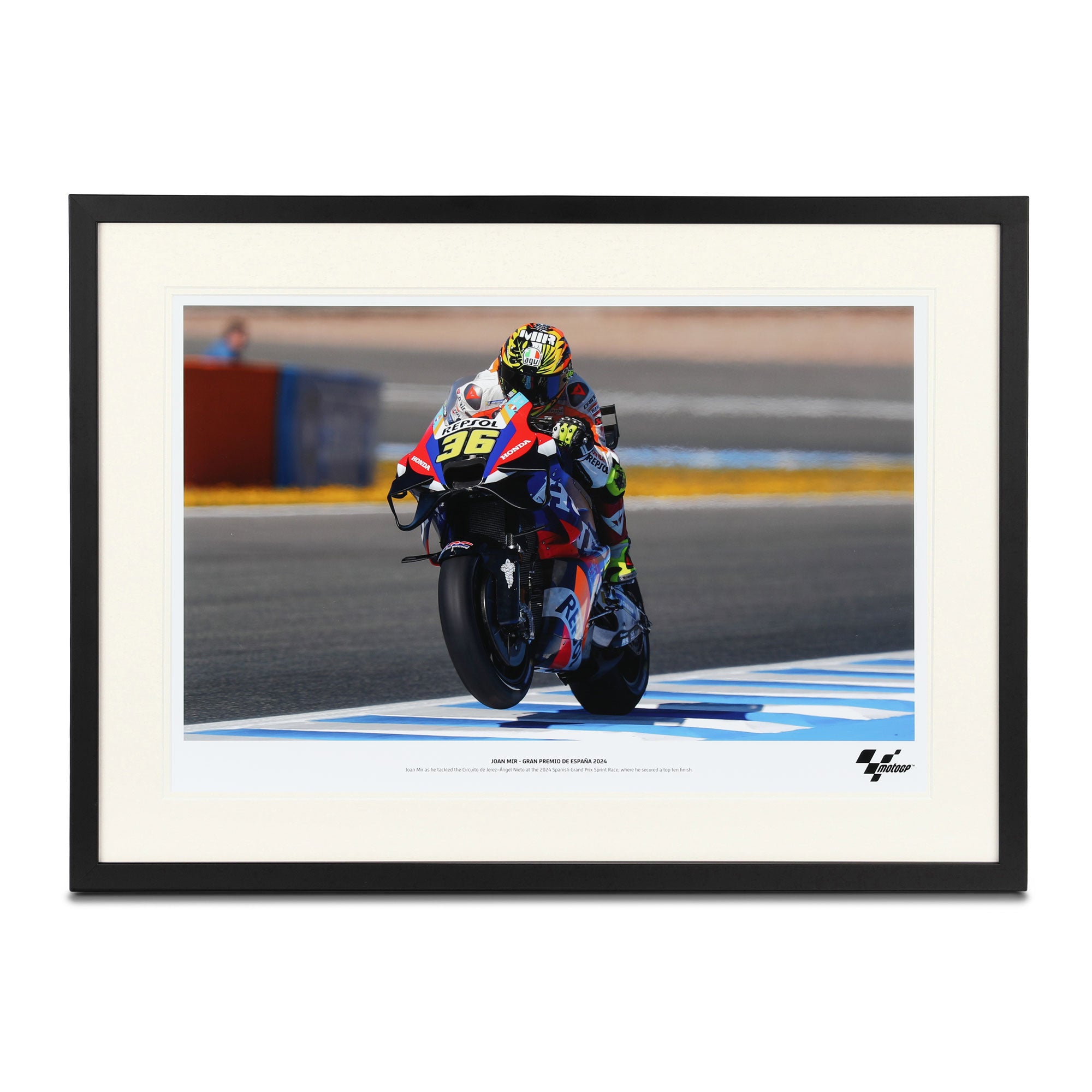 Joan Mir 2024 Repsol Team Honda Photo - Spanish GP Sprint Race
