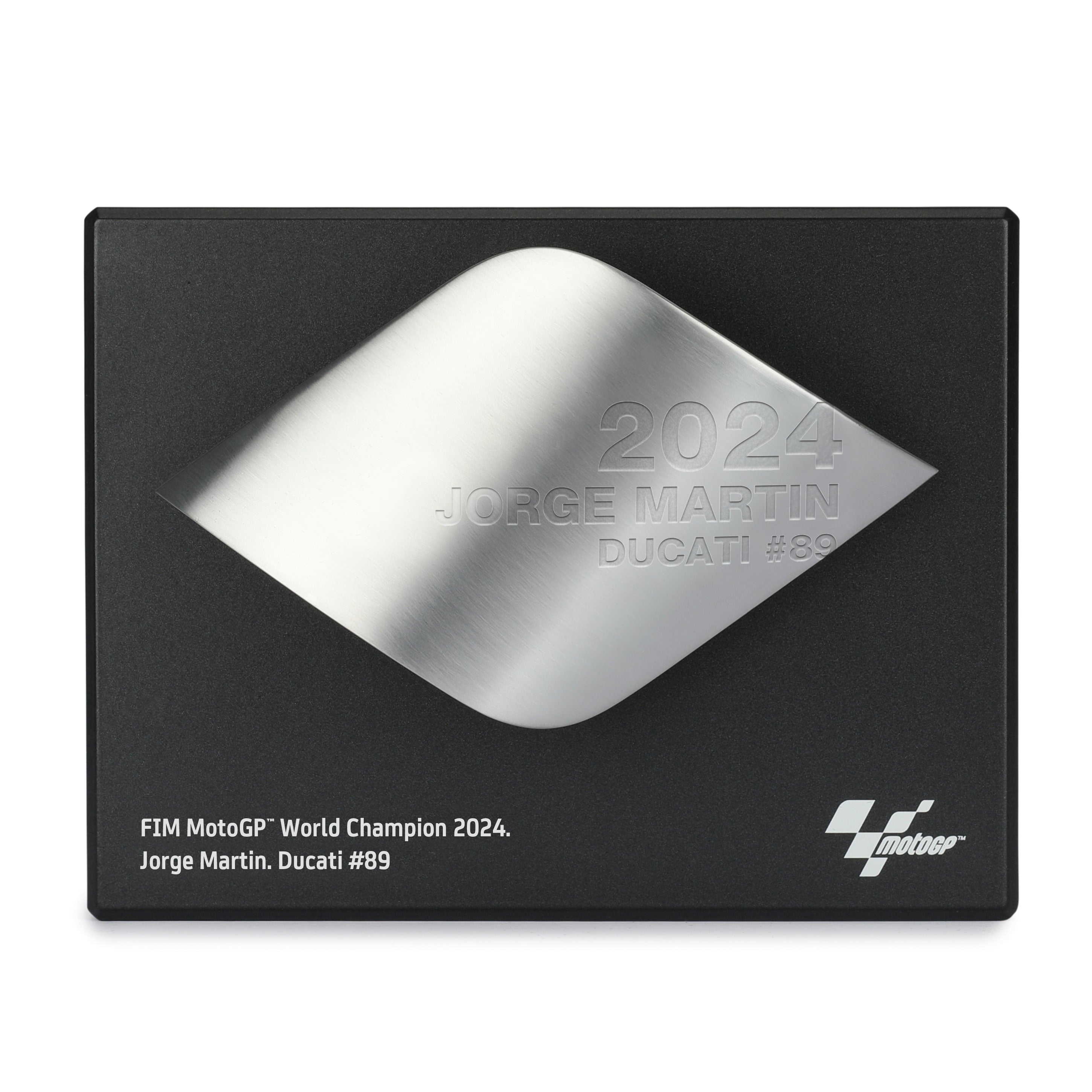 Replica FIM MotoGP World Championship Trophy Plaque – Jorge Martin 2024