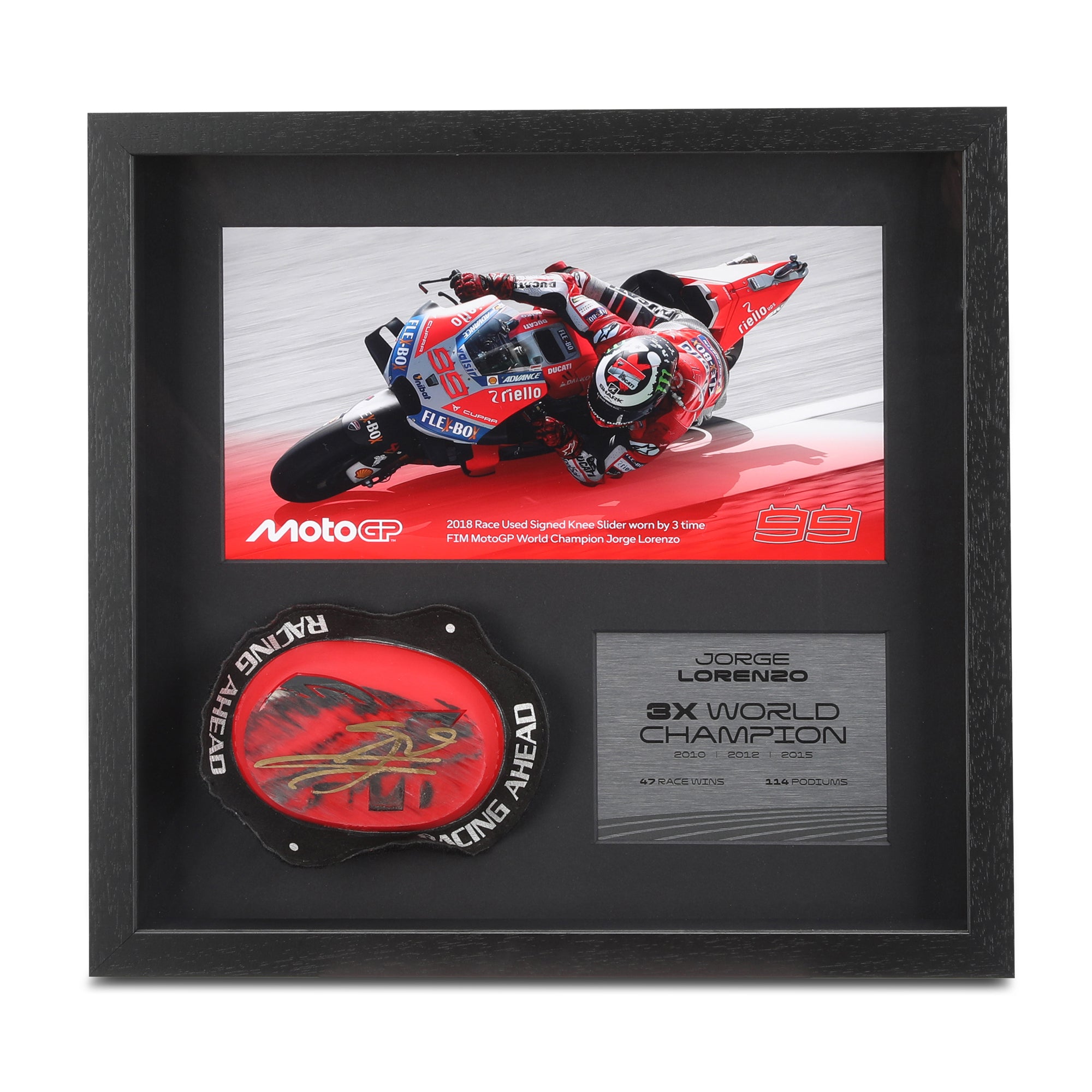 Jorge Lorenzo 3 x World Champion Knee Slider