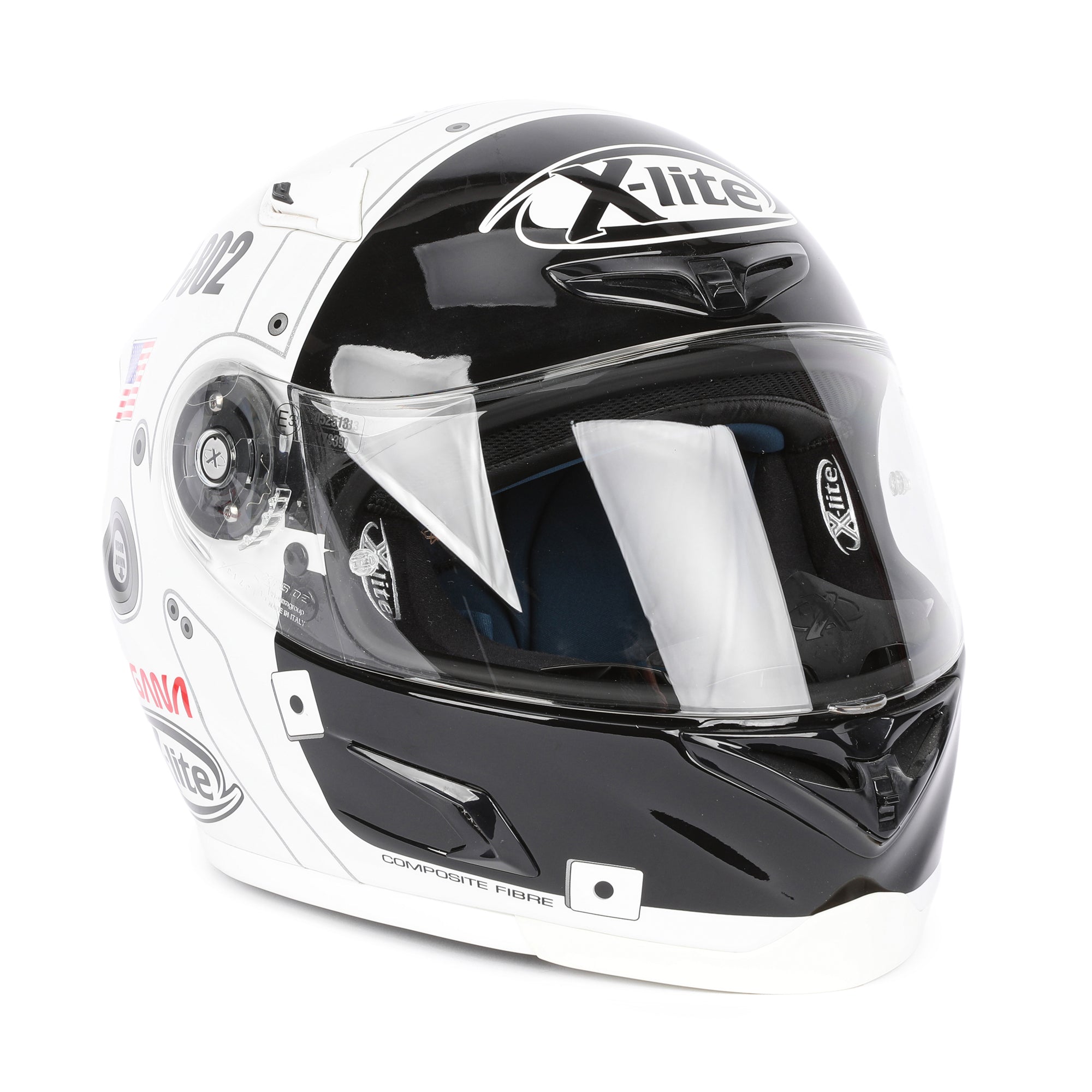 LOT 133 - Jorge Lorenzo Signed Full-Size Replica X-Lite X-802R 2009 Nasa Helmet