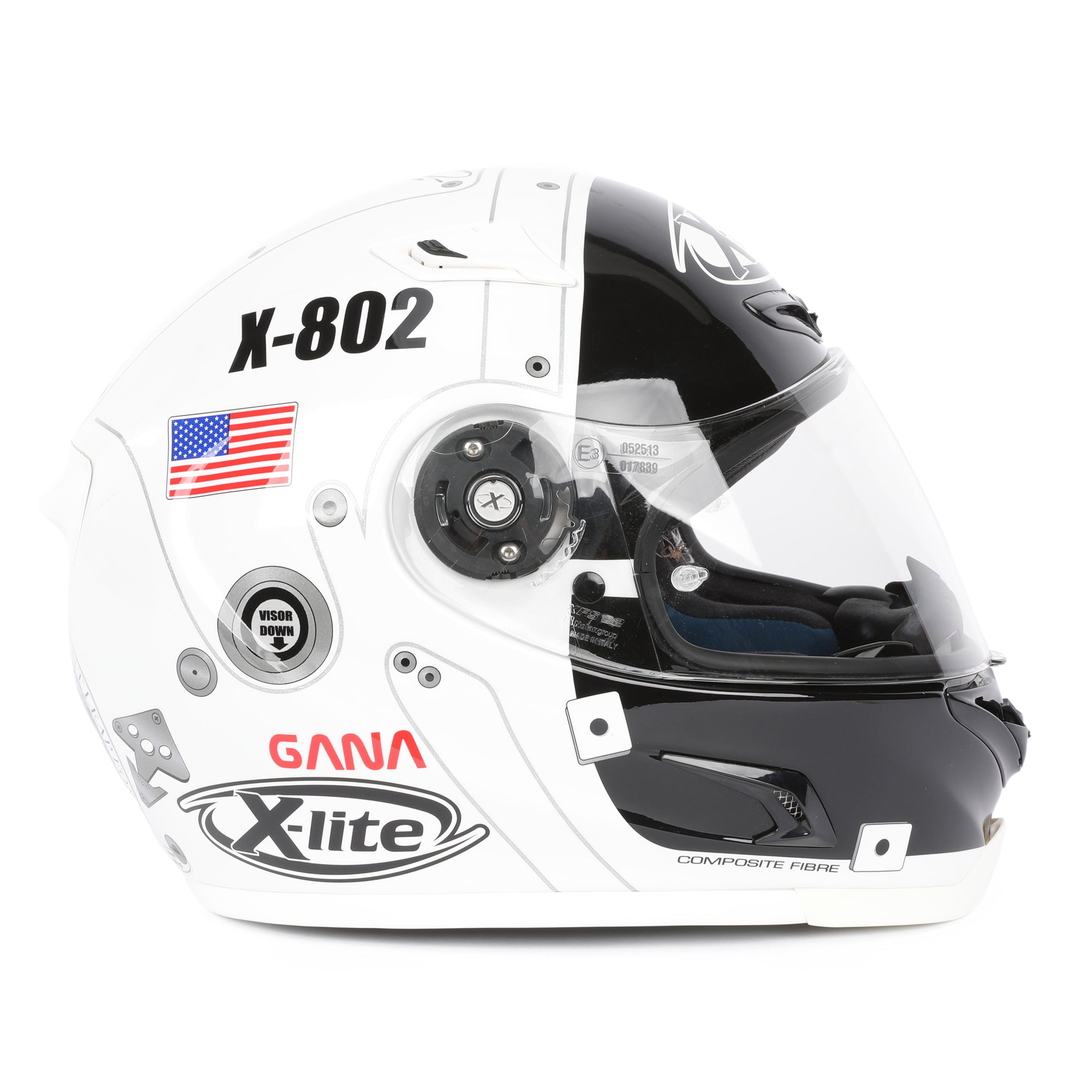 LOT 133 - Jorge Lorenzo Signed Full-Size Replica X-Lite X-802R 2009 Nasa Helmet