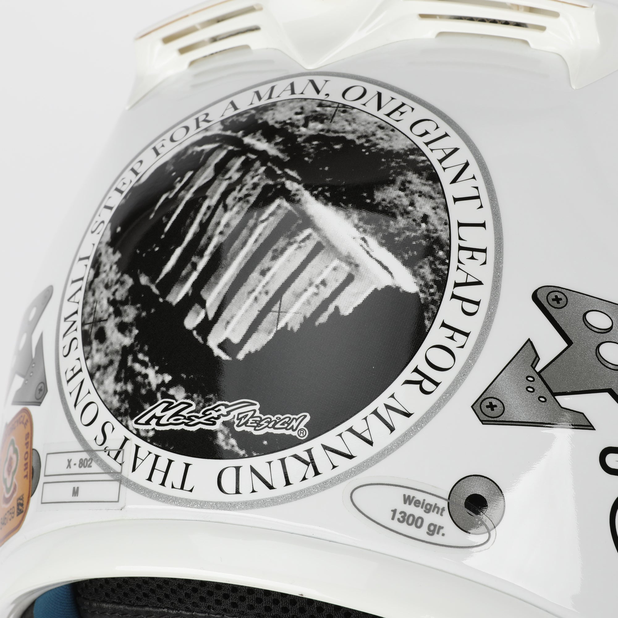 LOT 133 - Jorge Lorenzo Signed Full-Size Replica X-Lite X-802R 2009 Nasa Helmet