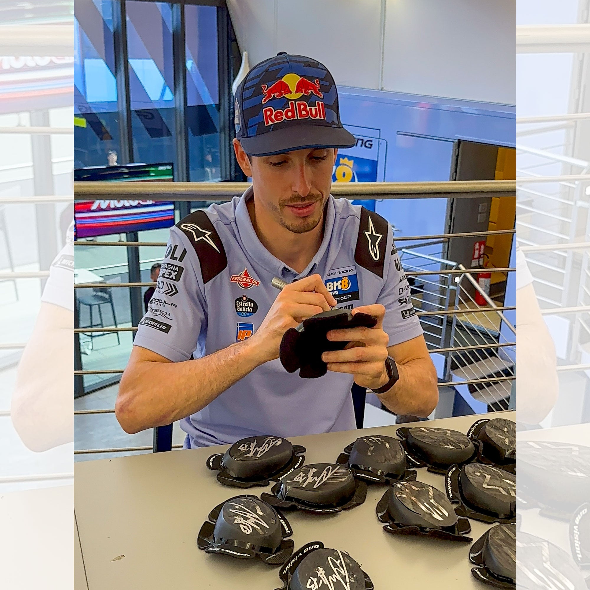 Alex Marquez Signed Knee Slider - 2025 Season Used