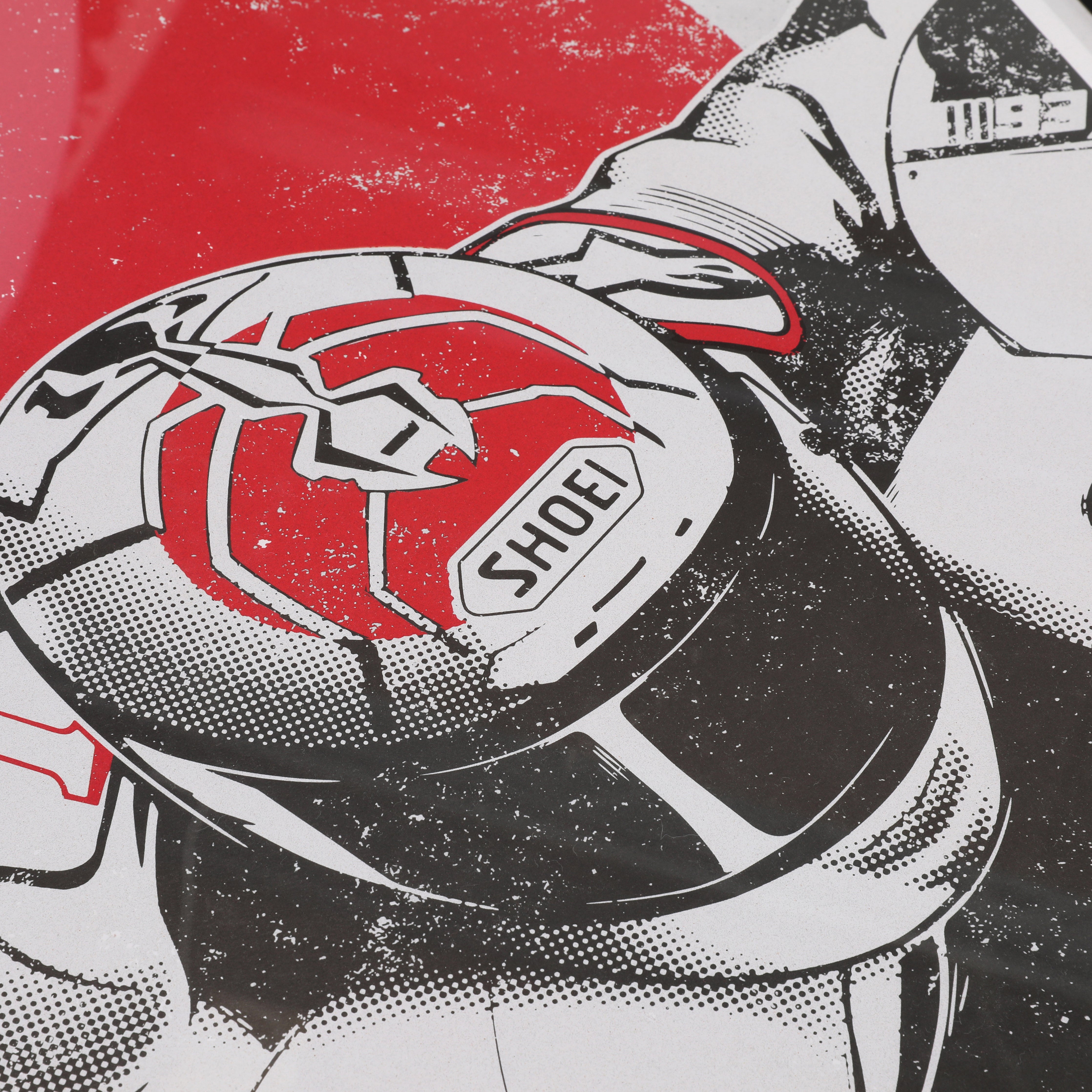 Impresión de título de edición limitada firmada por Marc Márquez de 2013 - MM93 x Dave Designs