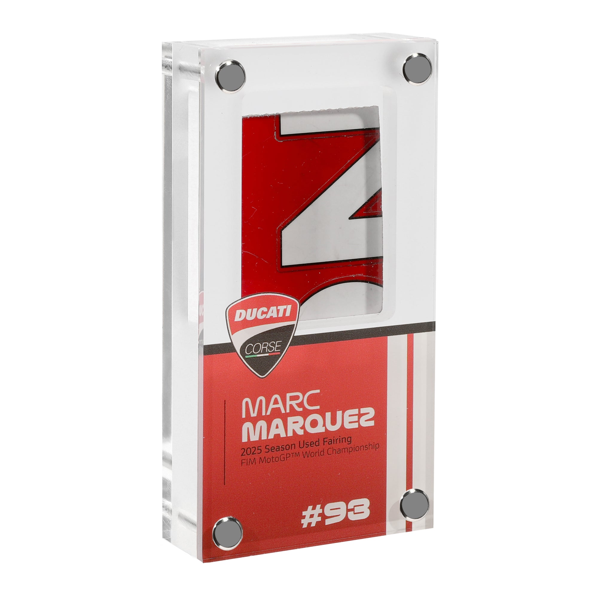Limited Edition Marc Marquez 2025 Ducati Vertical Acrylic Fairing Display