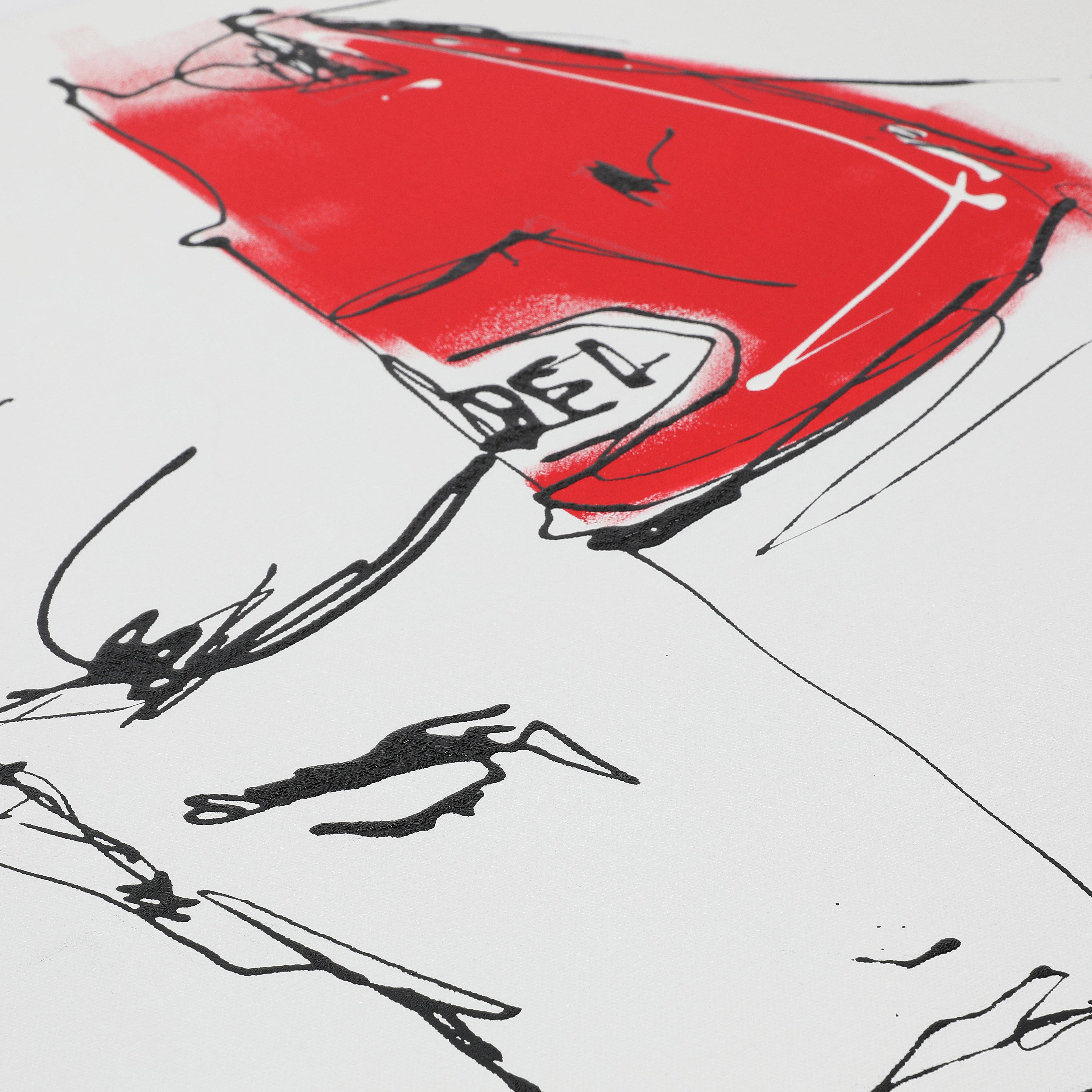 LOT 012 - Marc Marquez x MRDRIP Signed Original Artwork