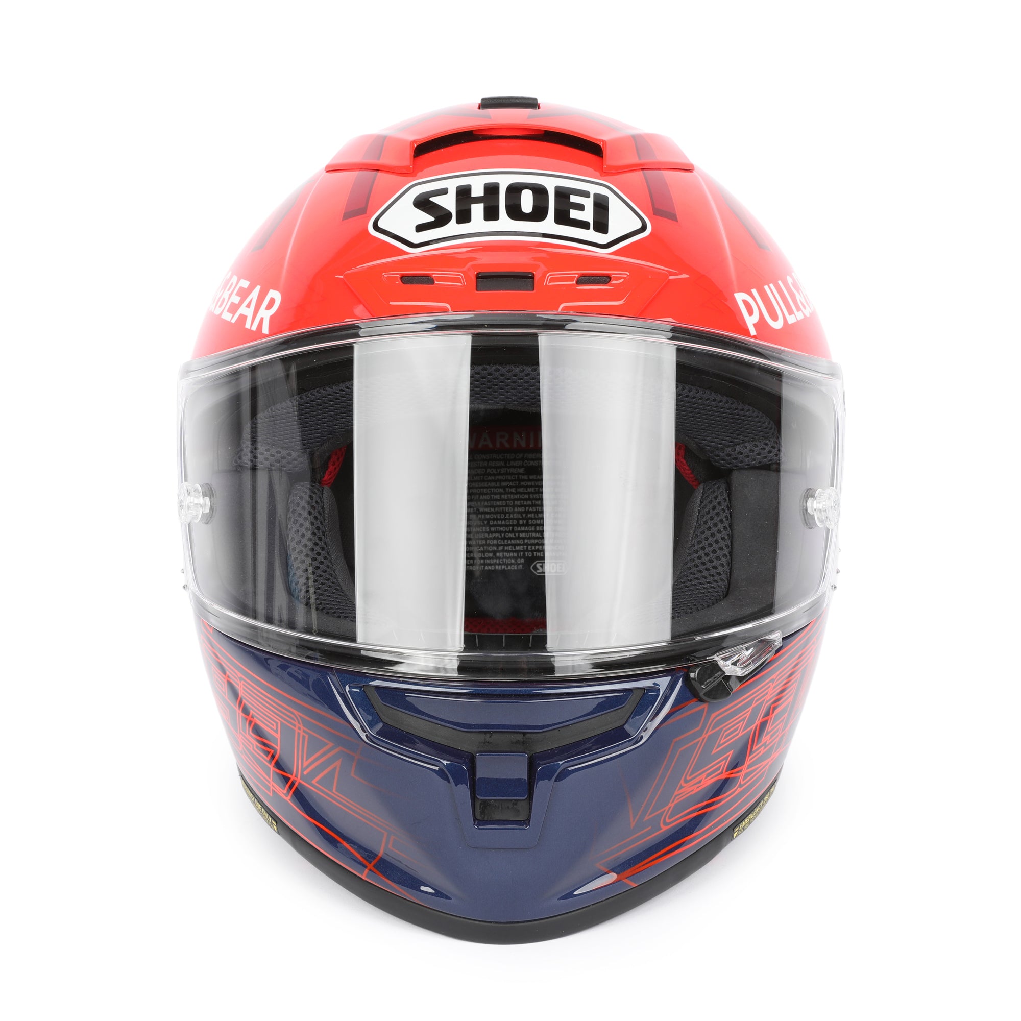 LOT 131 - Marc Marquez 2020 Signed Full-Size Replica Shoei X-Spirit 3 Helmet - Pull & Bear