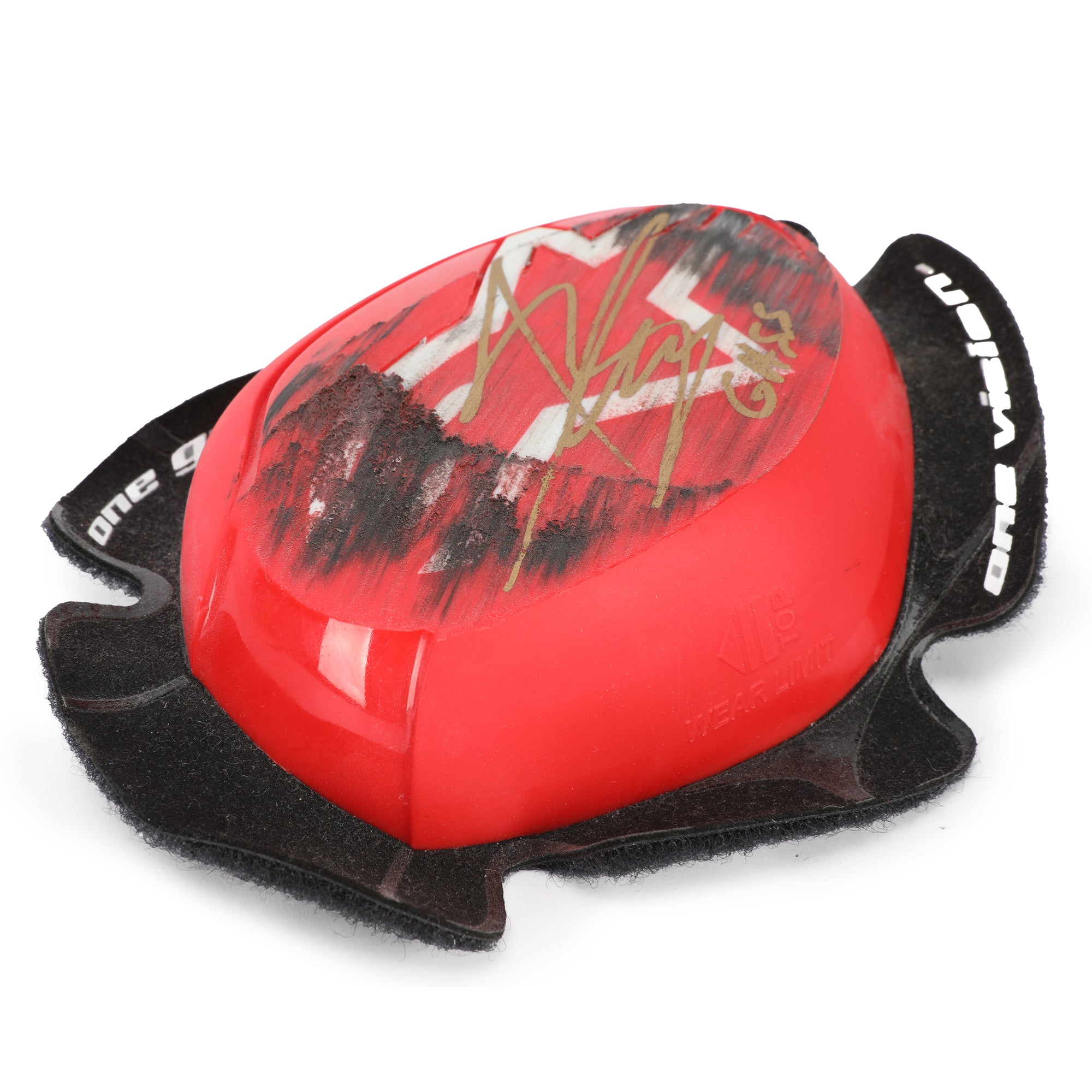 Lot 130 - Marc Marquez Worn Signed Knee Slider