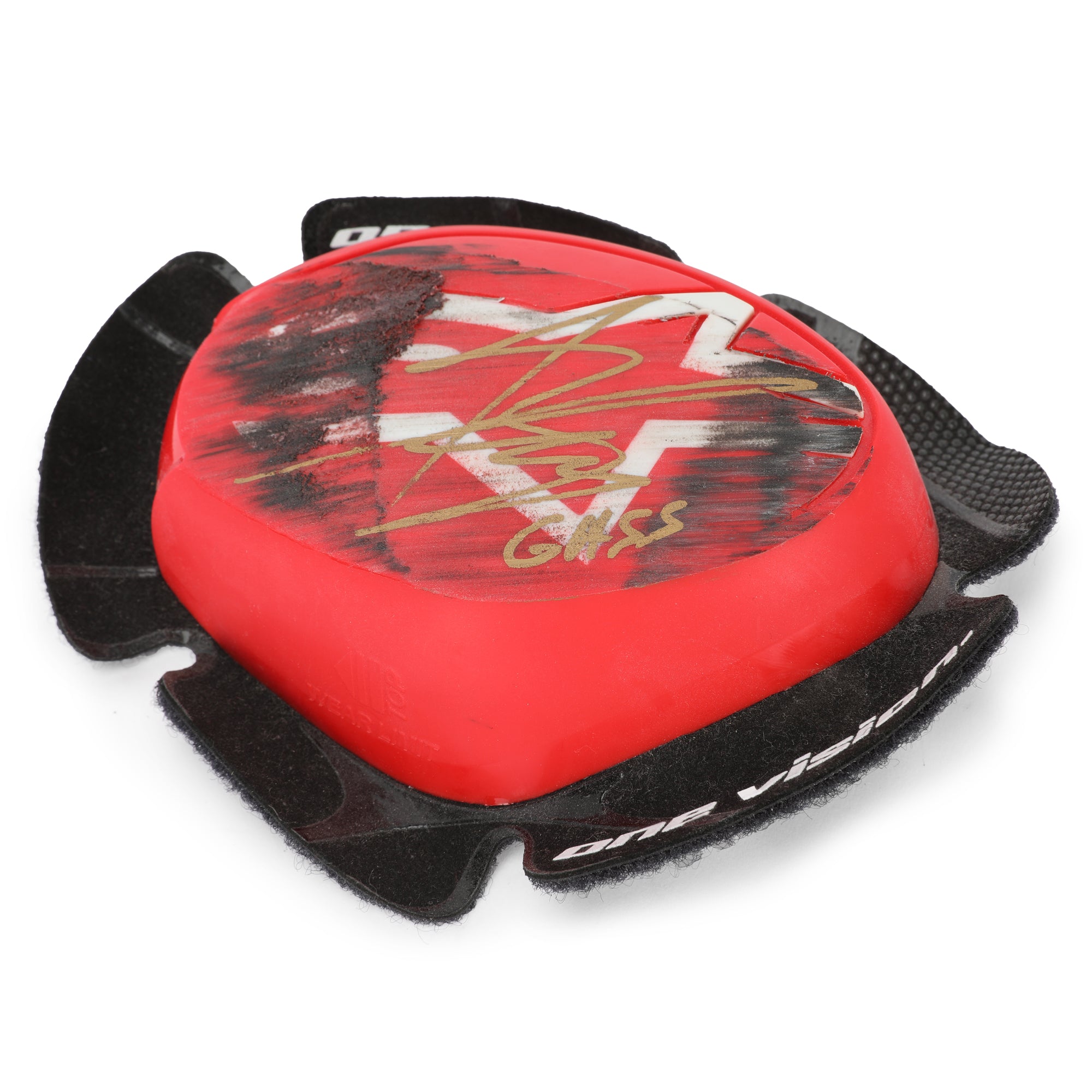 Lot 130 - Marc Marquez Worn Signed Knee Slider