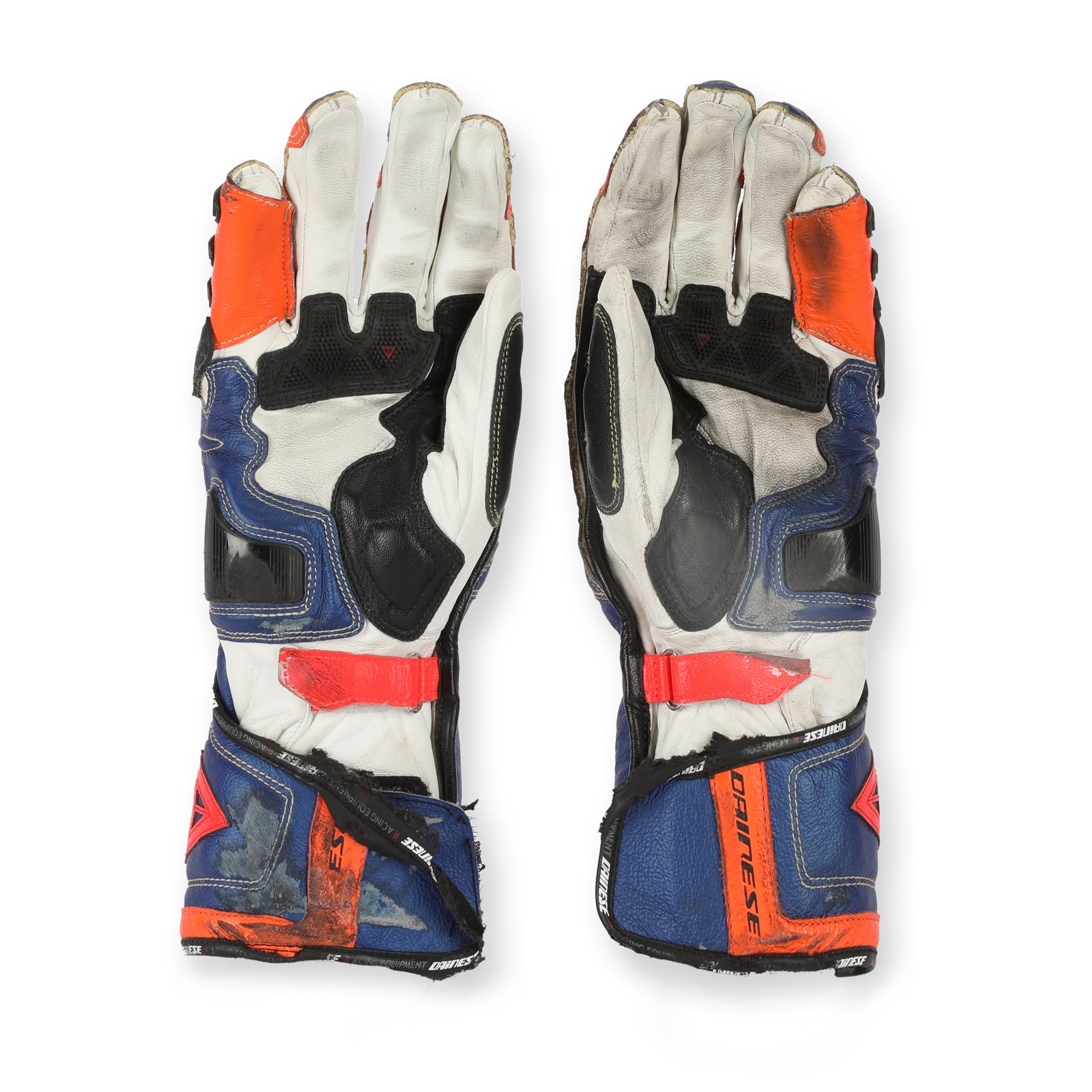 LOT 126 - Marco Bezzecchi Signed Race-Used Dainese Carbon 3 Gloves - 2019