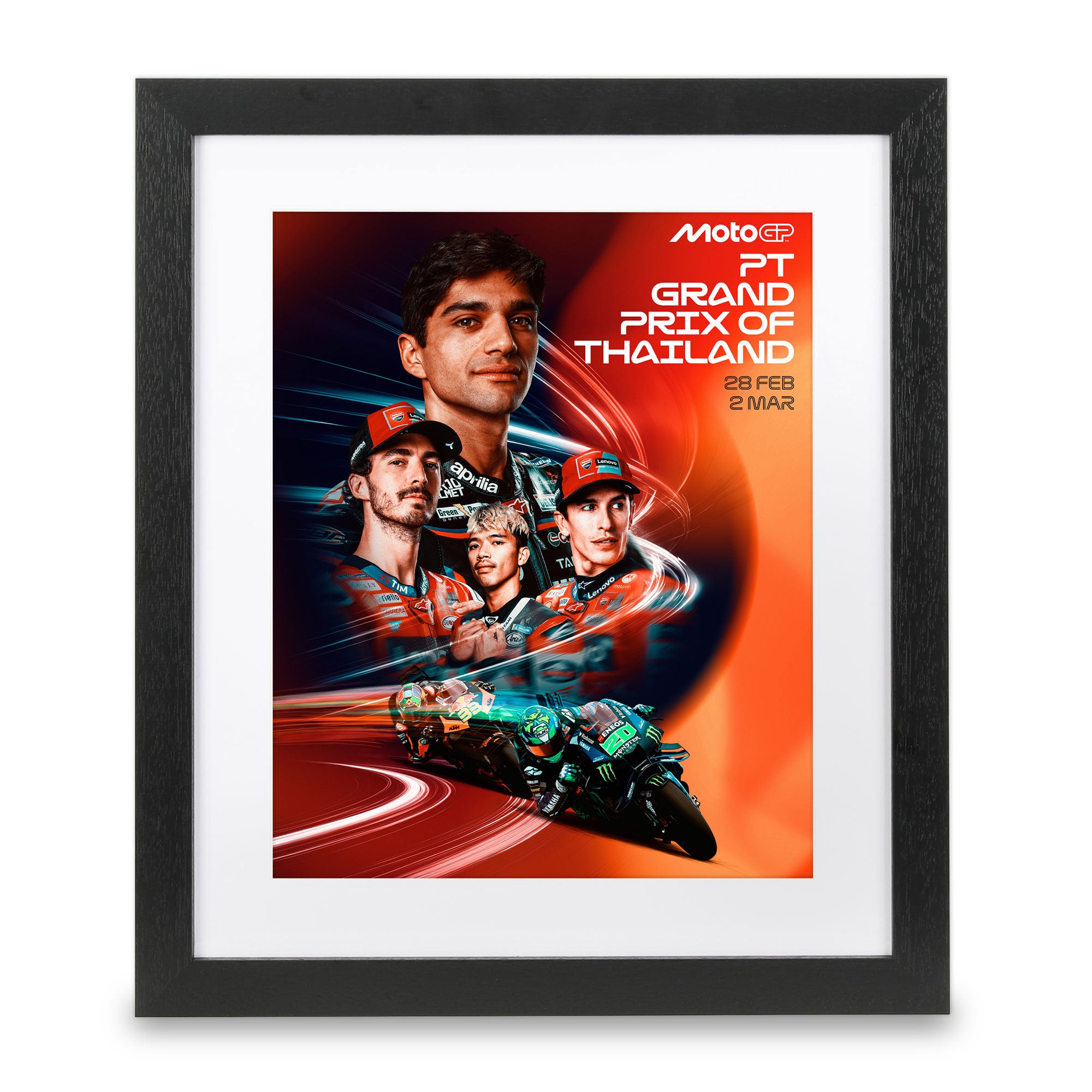 2025 Thailand Grand Prix Official Race Poster
