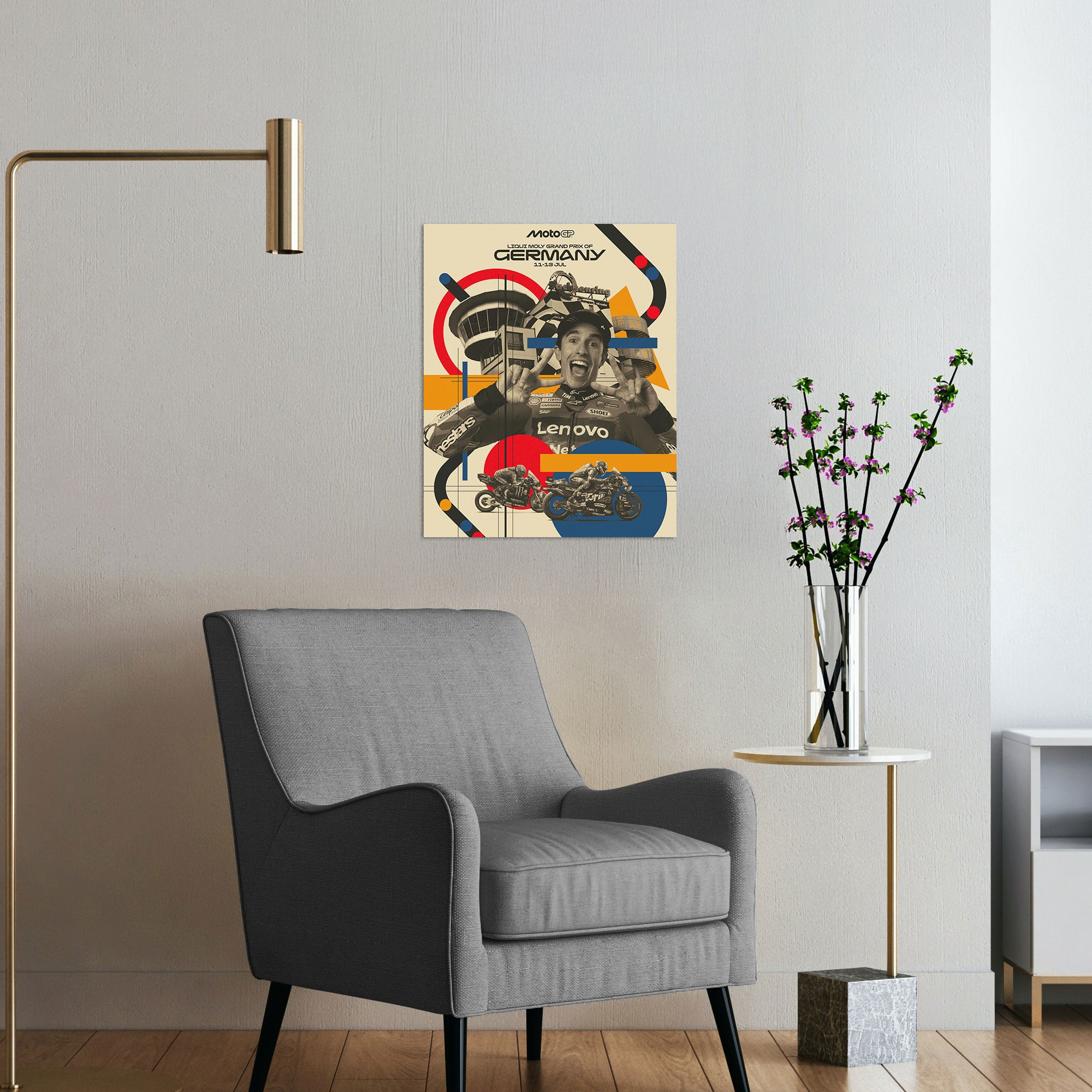 2025 German Grand Prix Official Race Poster