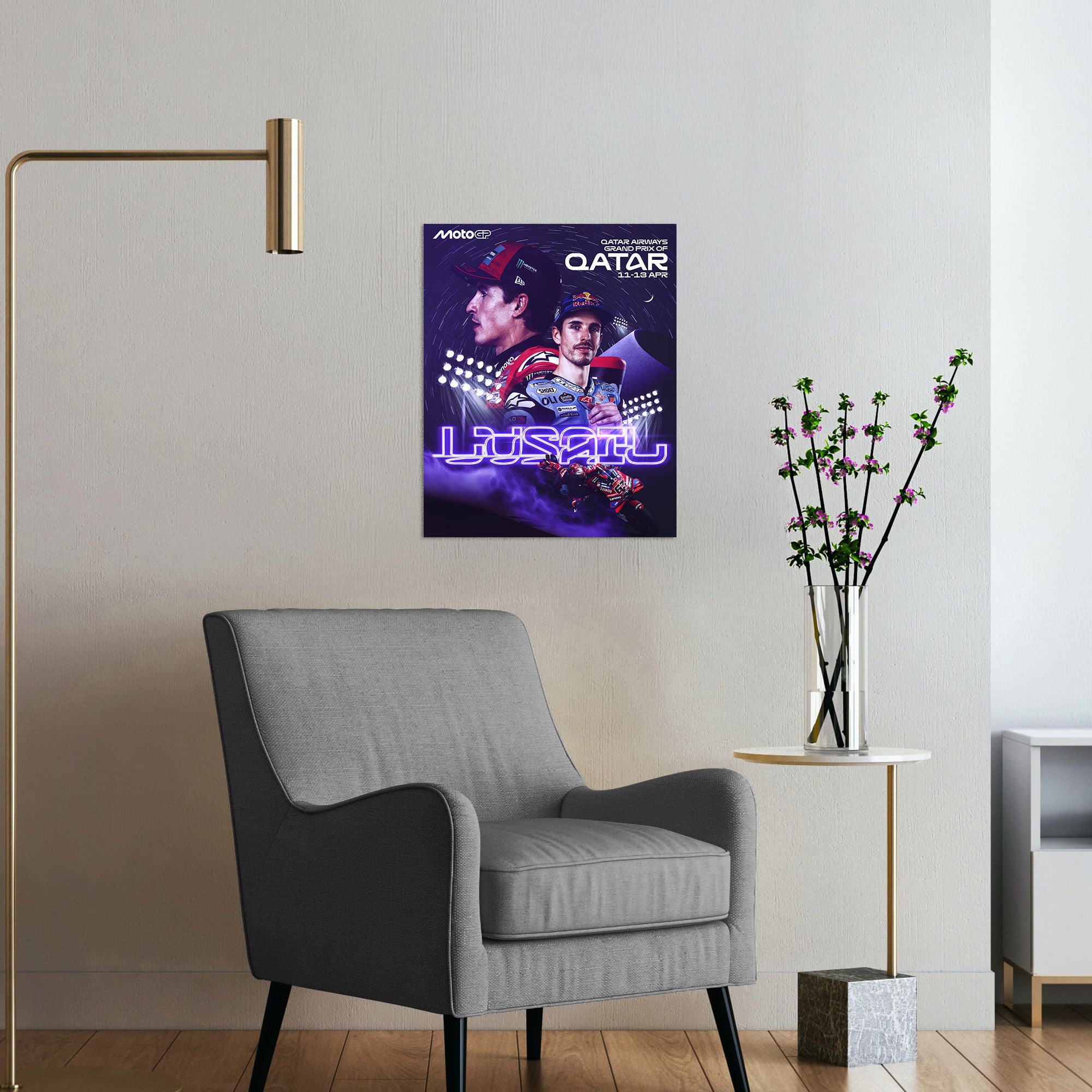 2025 Qatar Grand Prix Official Race Poster