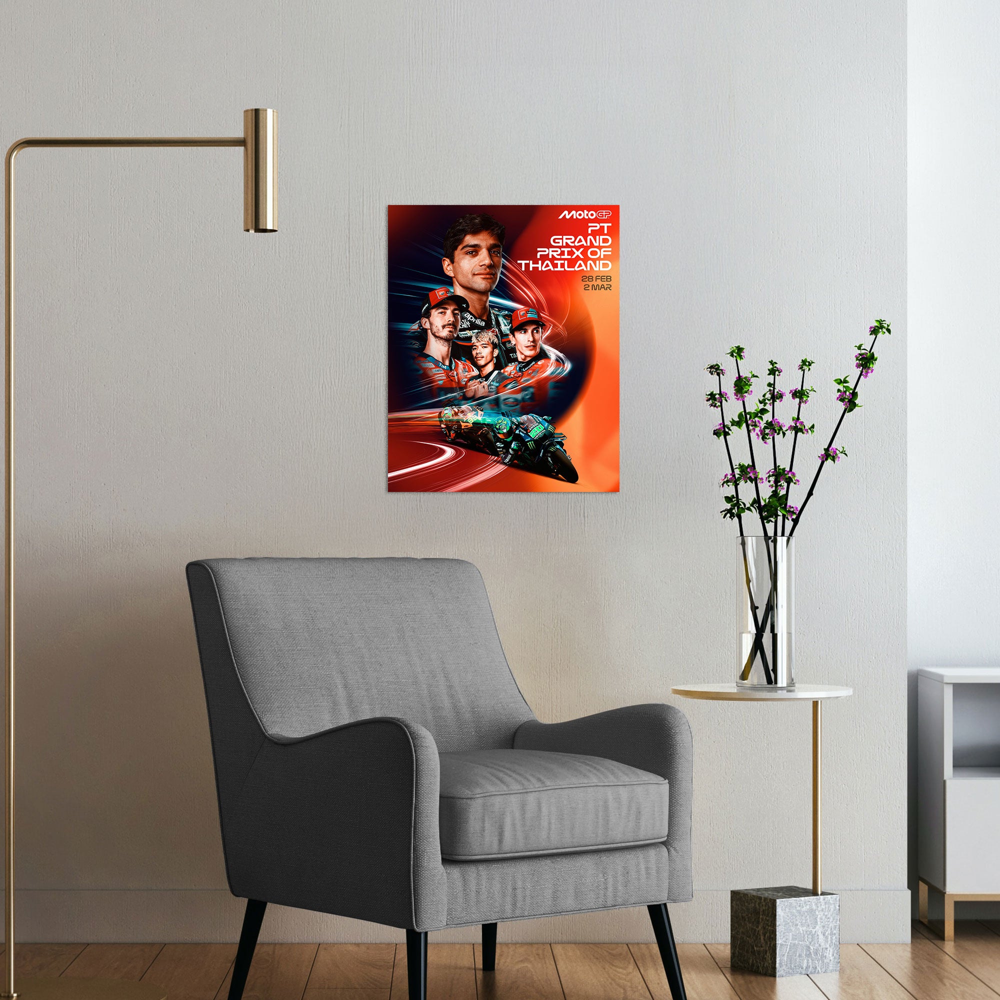 2025 Thailand Grand Prix Official Race Poster