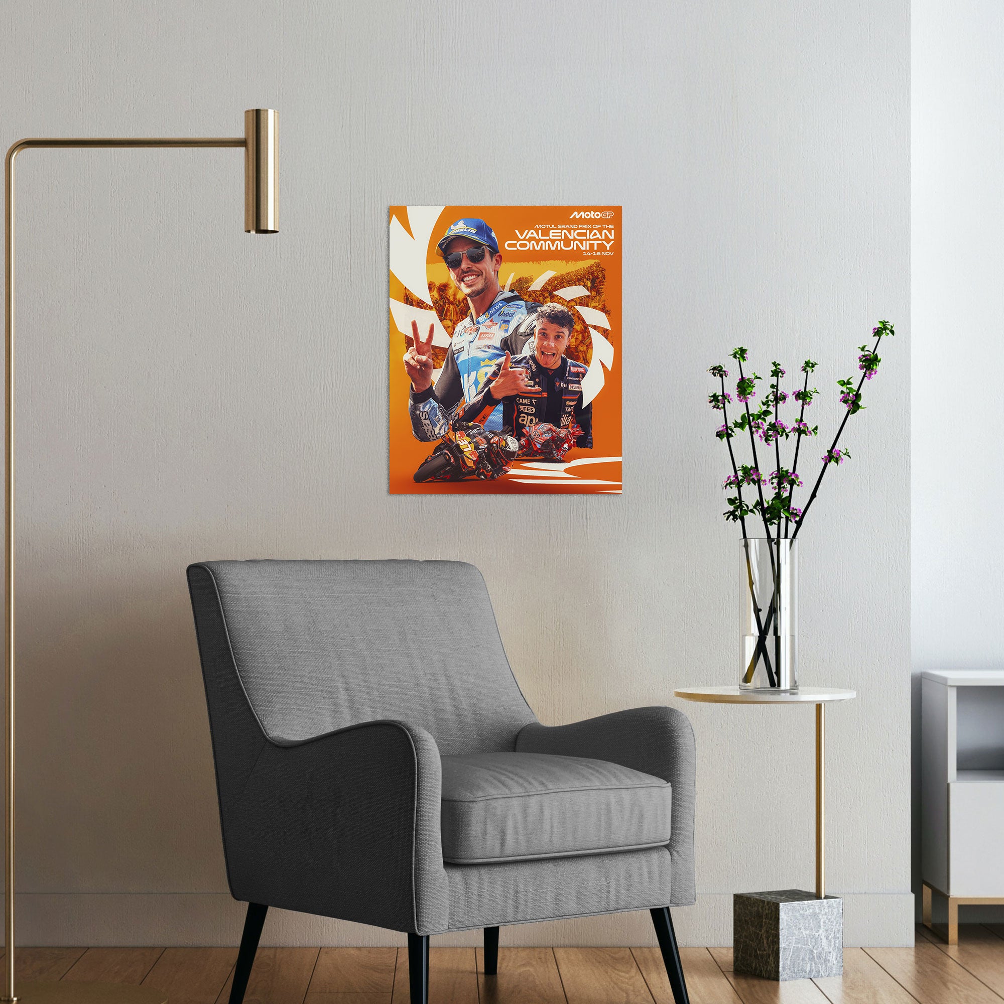 2025 Valencian Grand Prix Official Race Poster