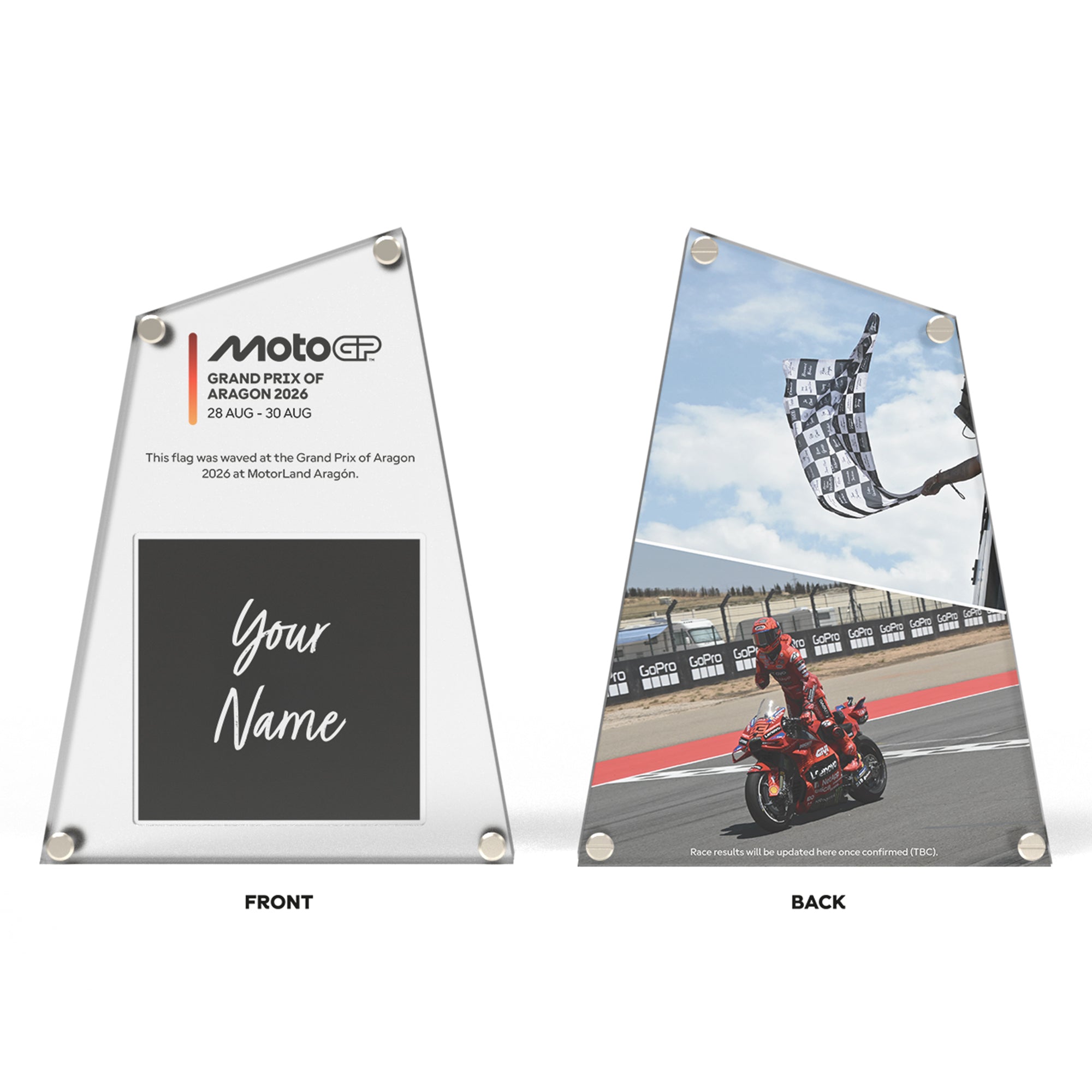 Own the Chequered Flag - Aragon GP 2026