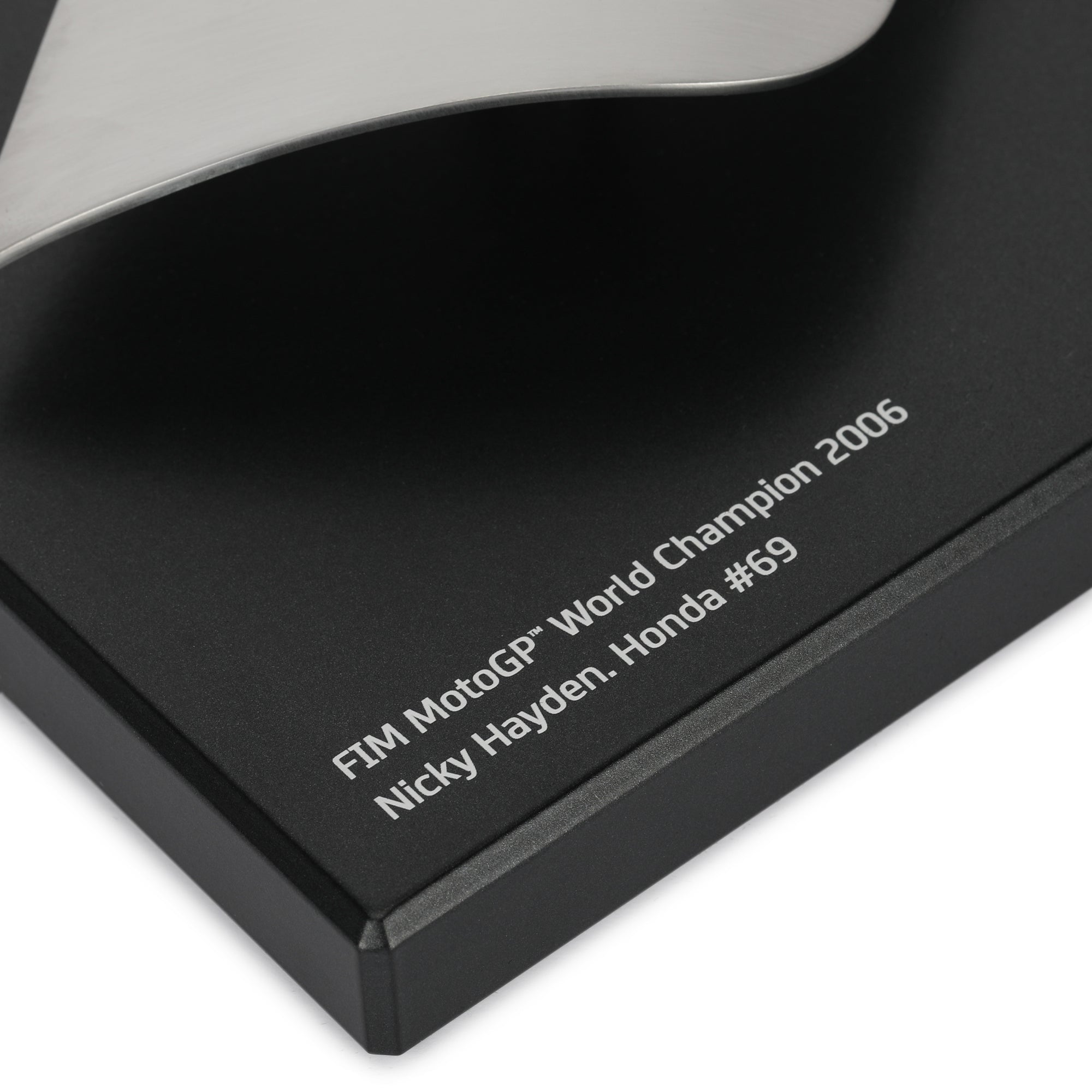 Replica FIM MotoGP World Championship Trophy Plaque – Nicky Hayden 2006