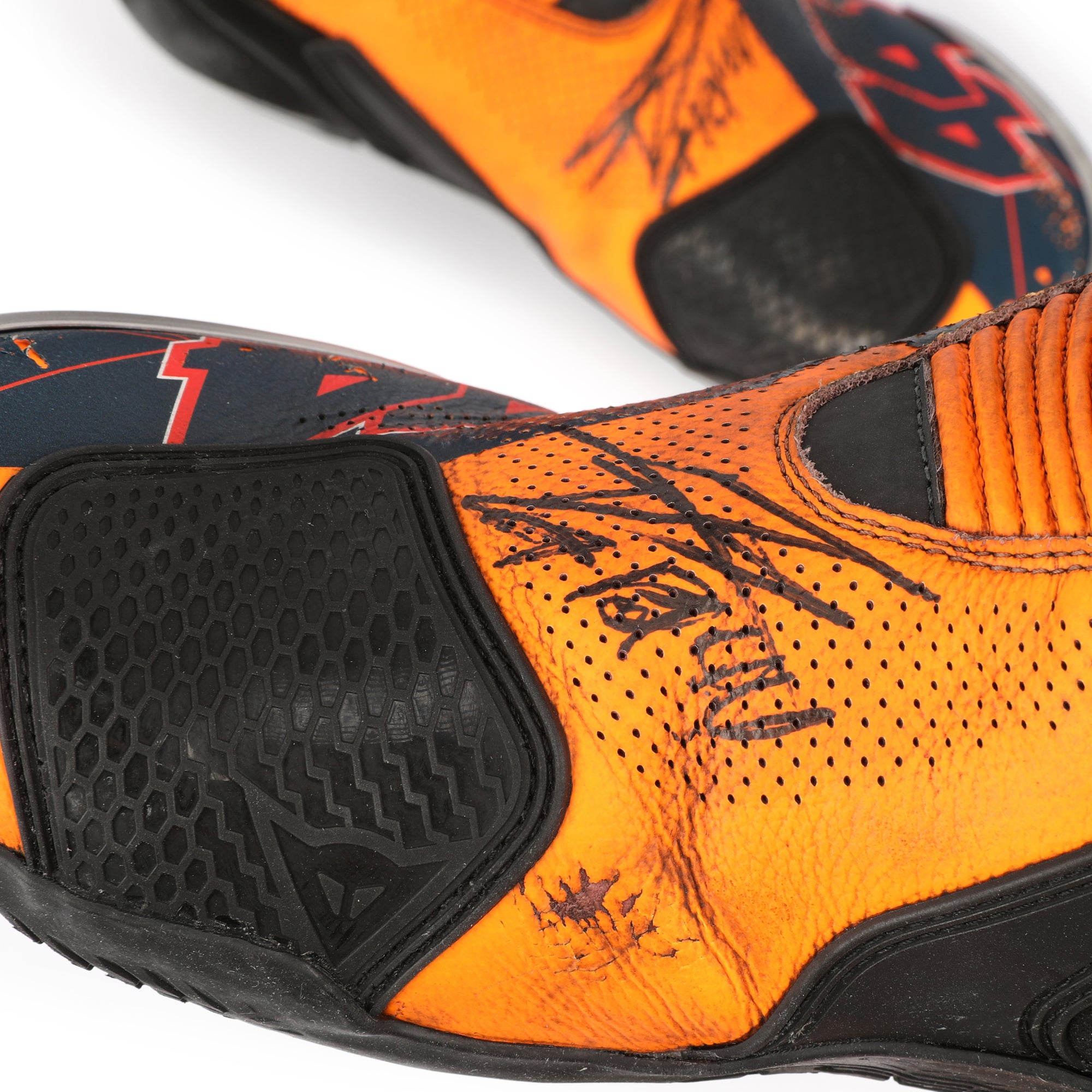 Pol Espargaro Signed Red Bull KTM Factory Racing Boots – 2024 Austrian Grand Prix