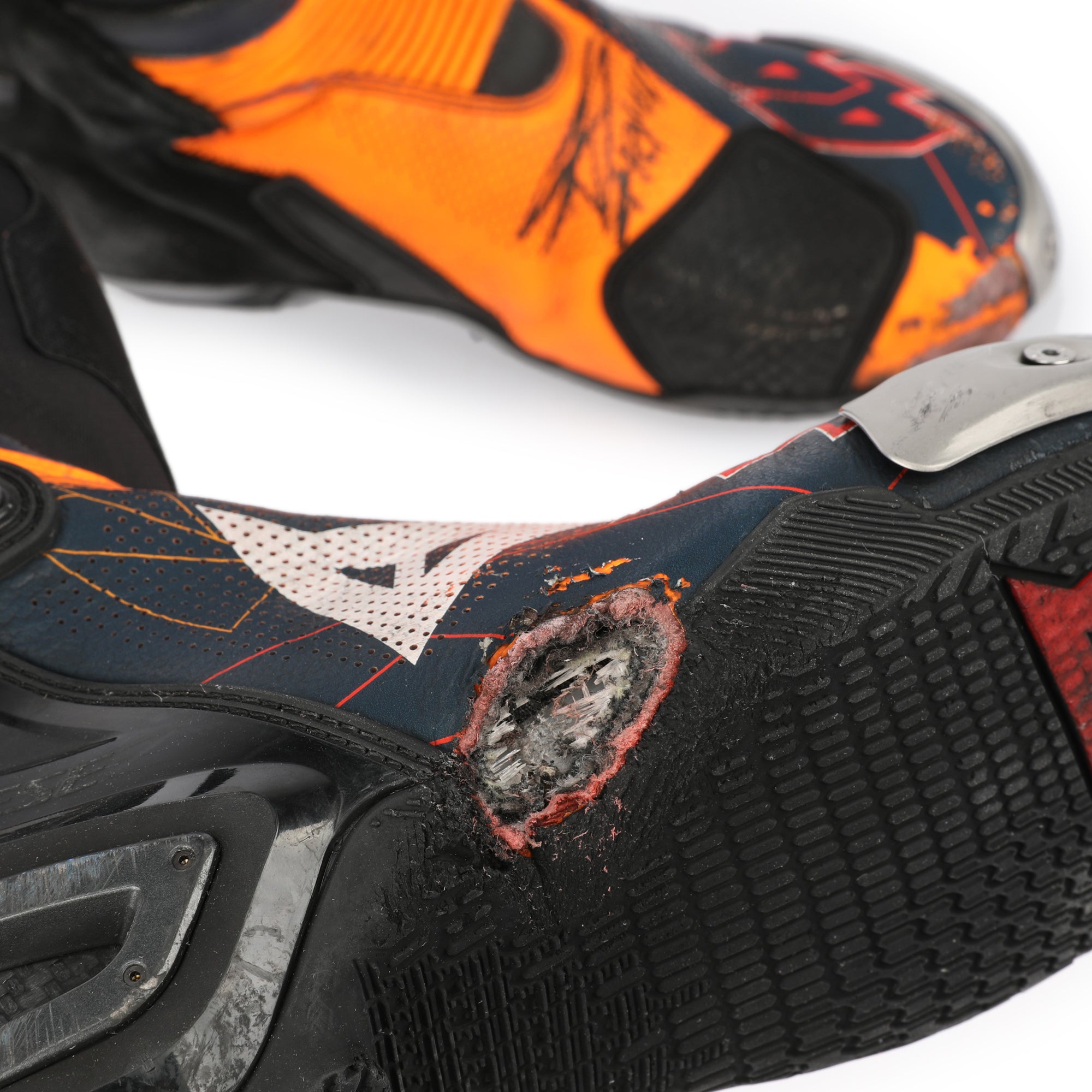 Pol Espargaro Signed Red Bull KTM Factory Racing Boots – 2024 Austrian Grand Prix