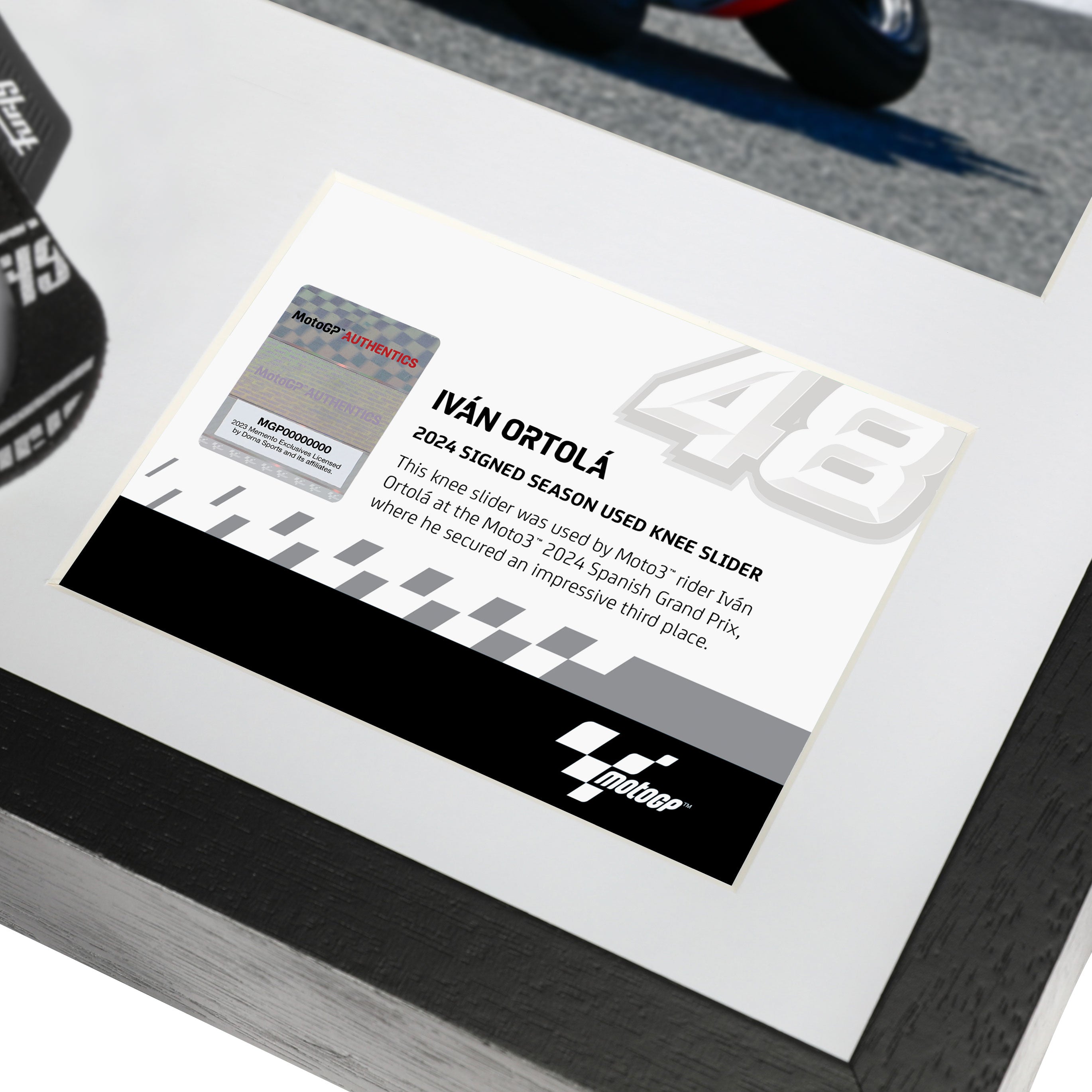 Ivan Ortola 2024 Signed Knee Slider – Spanish GP