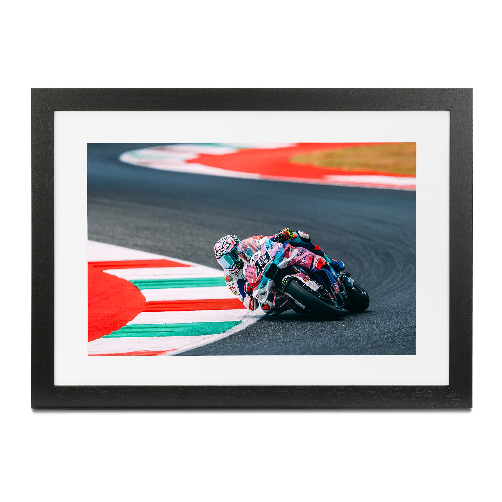 Fabio Di Giannantonio Pertamina Enduro VR46 Home Race Framed Print - Italy 2025