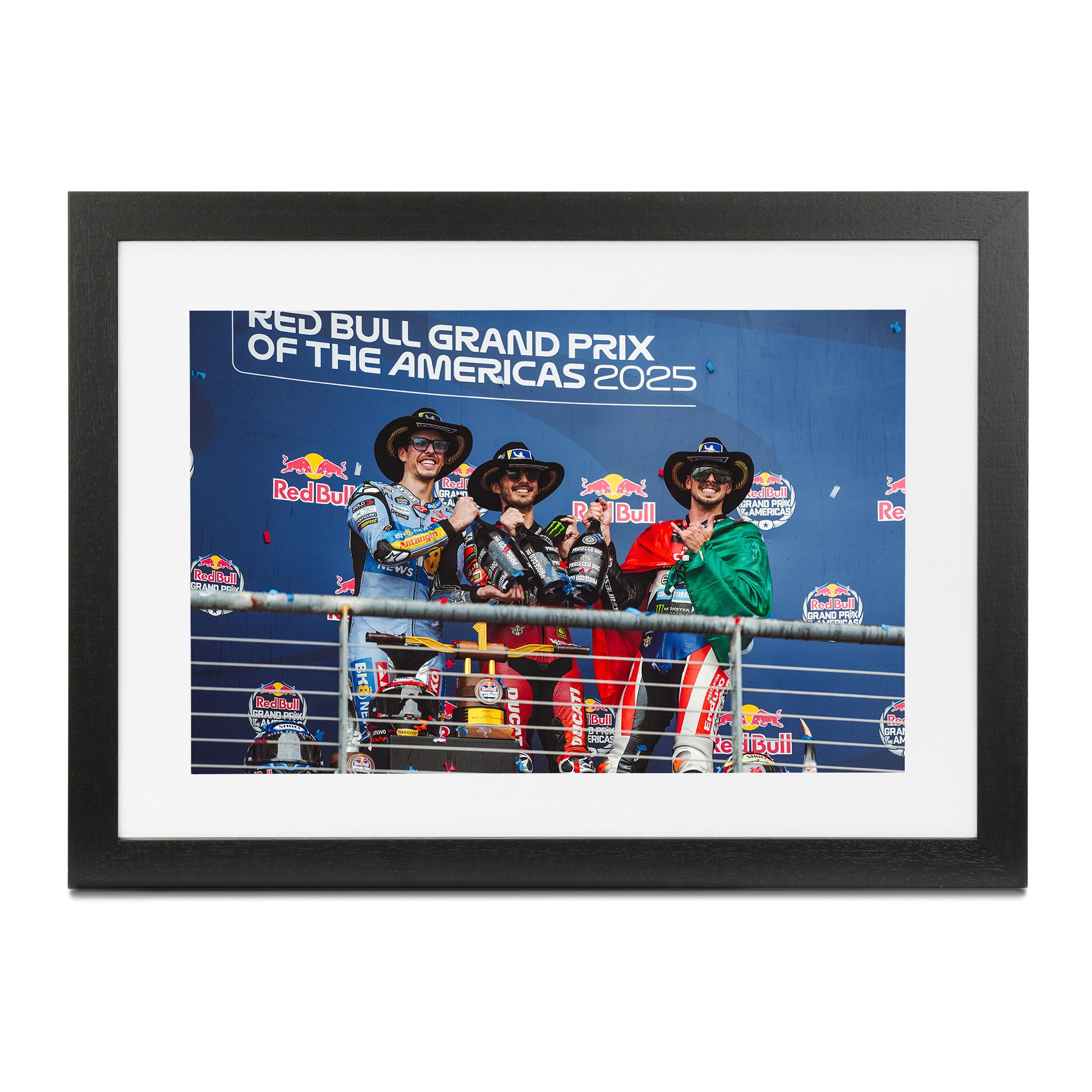 Americas GP 2025 Podium Framed Print
