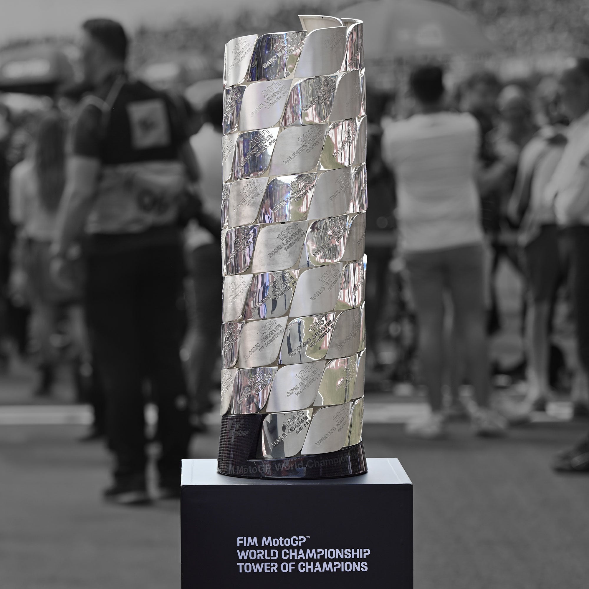 Replica FIM MotoGP World Championship Trophy Plaque – Casey Stoner 2007