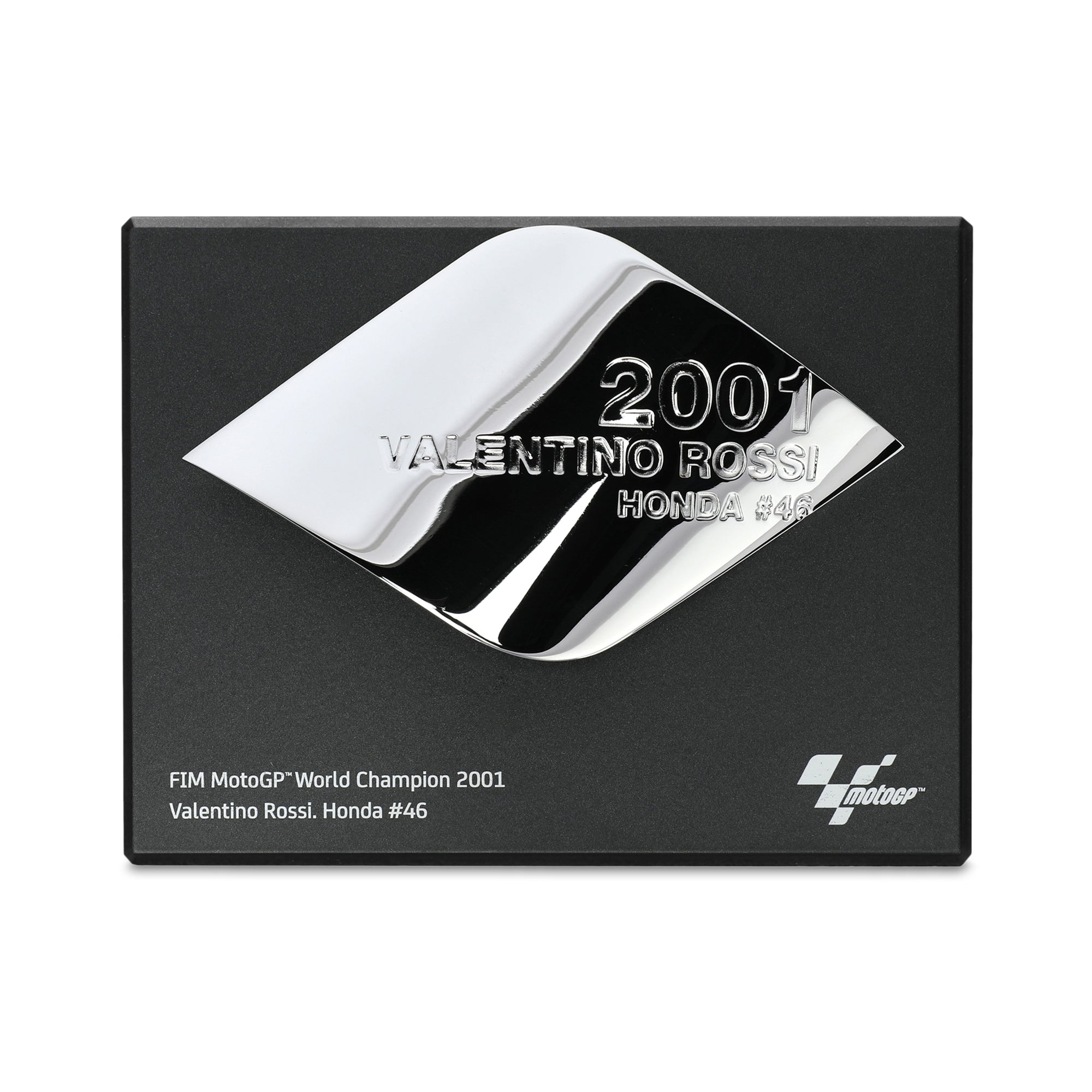 Valentino Rossi 2001 Honda MotoGP™ Team Replica Trophy Champion Piece