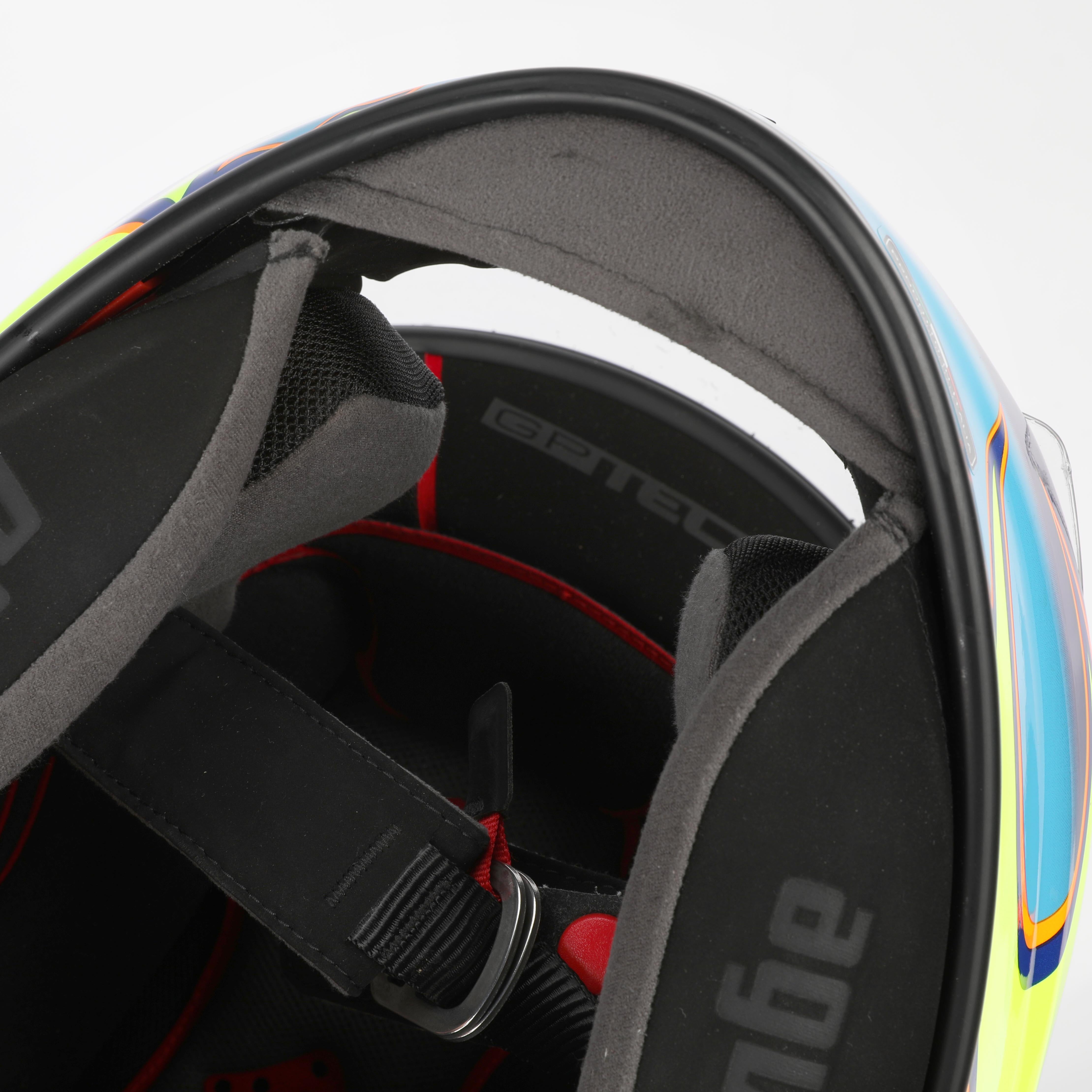 LOT 123 - Valentino Rossi Signed Full-Size Replica AGV GP Tech Helmet - Donkey - 2009