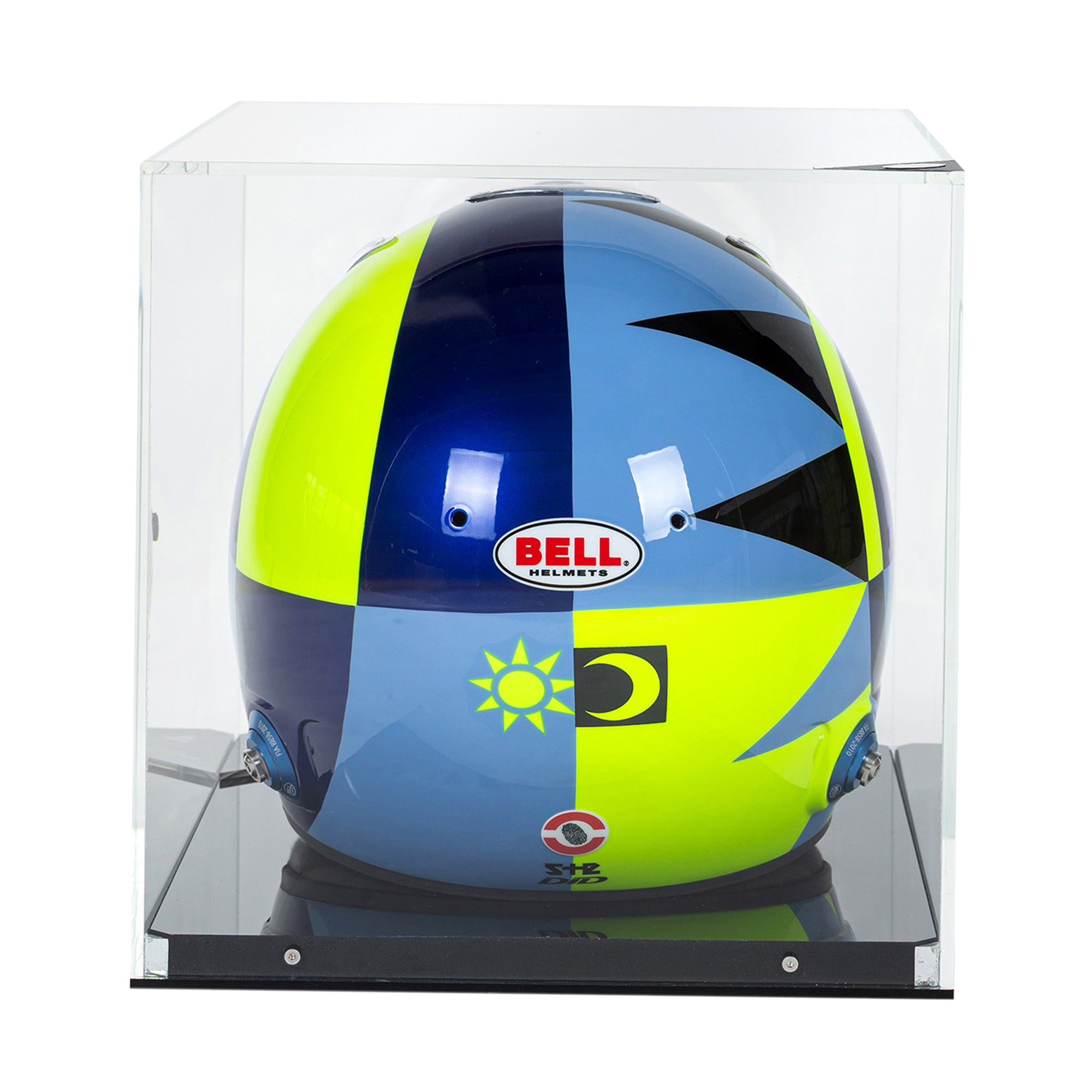 LOT 108 - VALENTINO ROSSI-SEASON 2022-FANATEC GT WORLD CHALLENGE EUROPE-HELMET-SINGED VISOR-REPLICA