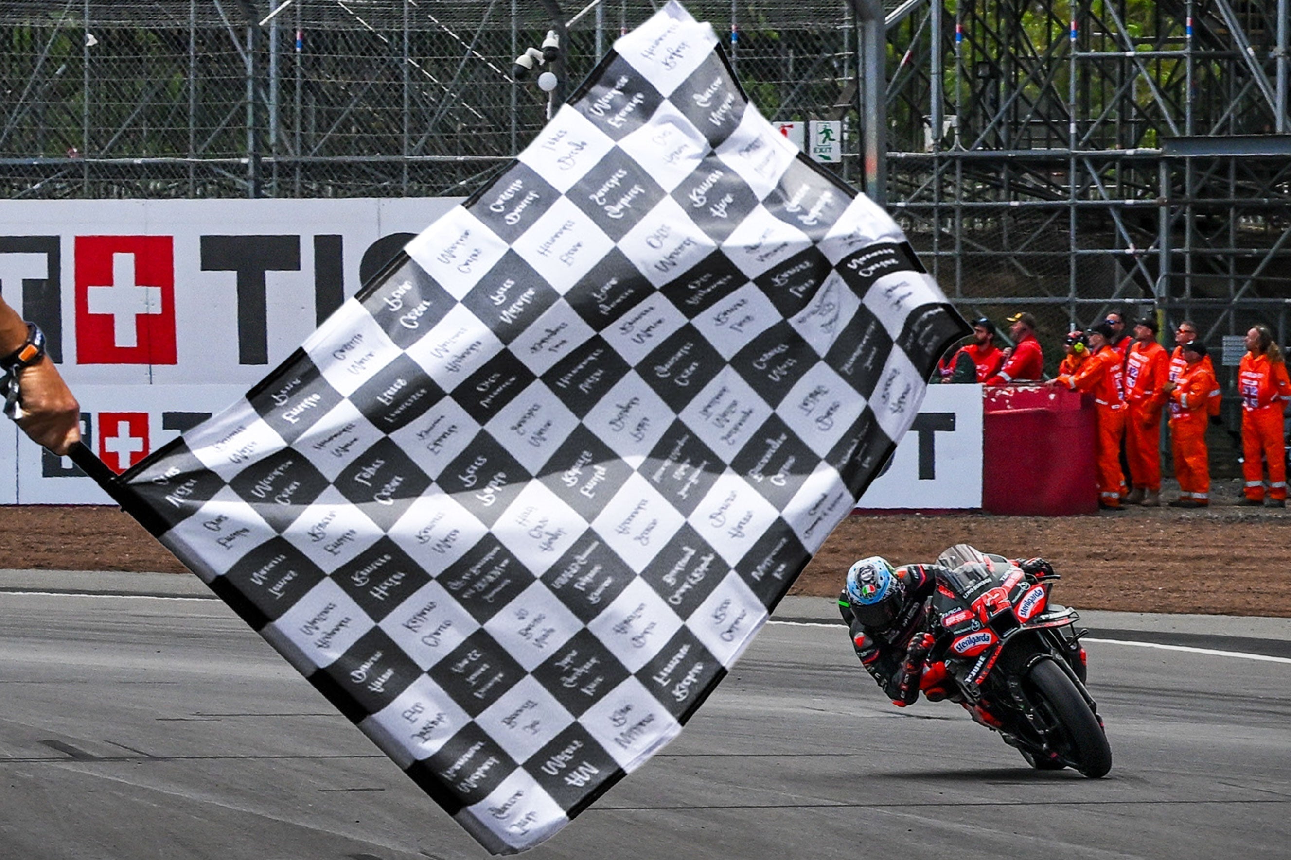 The Journey of a MotoGP™ Chequered Flag