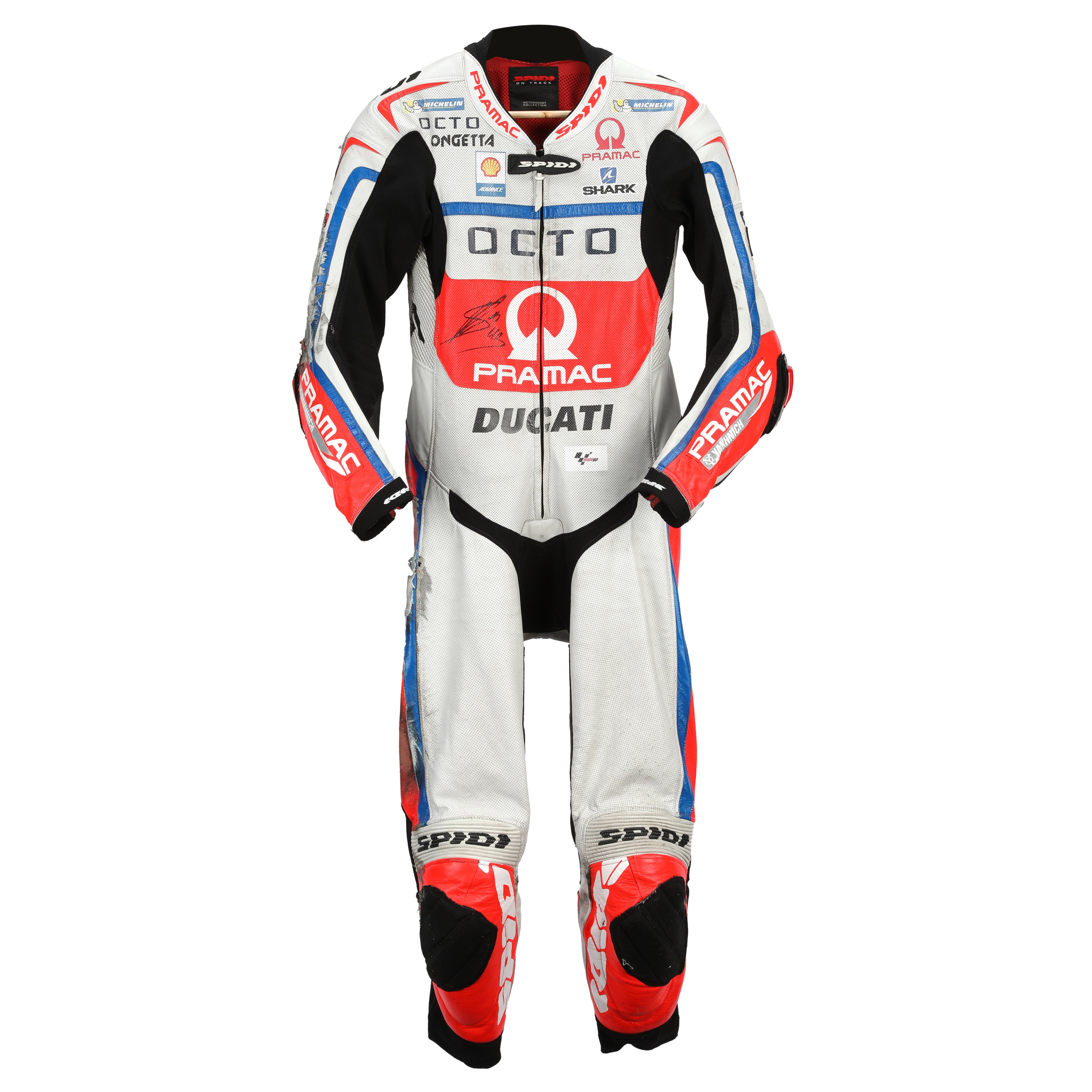 LOT 124 - Scott Redding Signed Race-Used Leathers - 2016