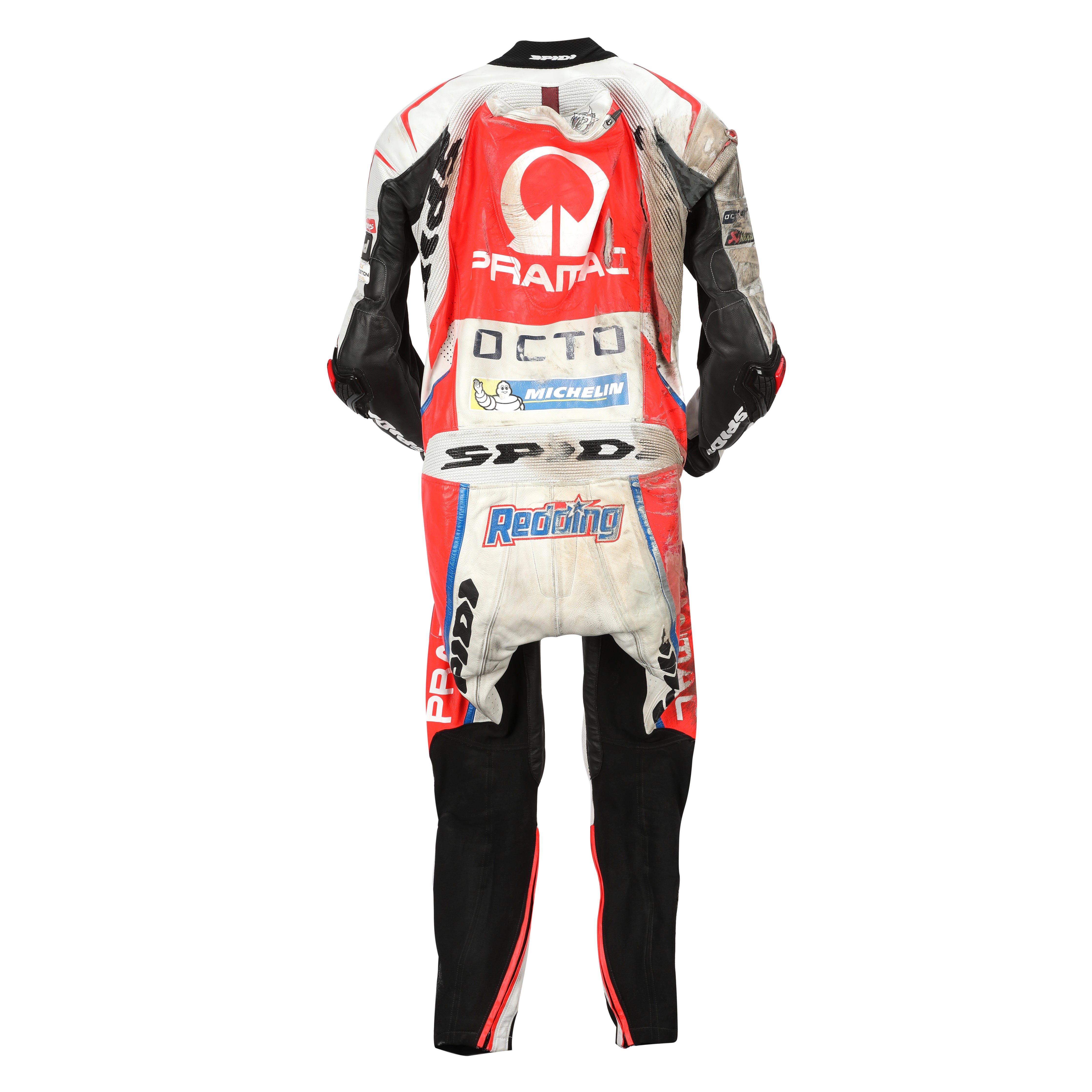 LOT 124 - Scott Redding Signed Race-Used Leathers - 2016