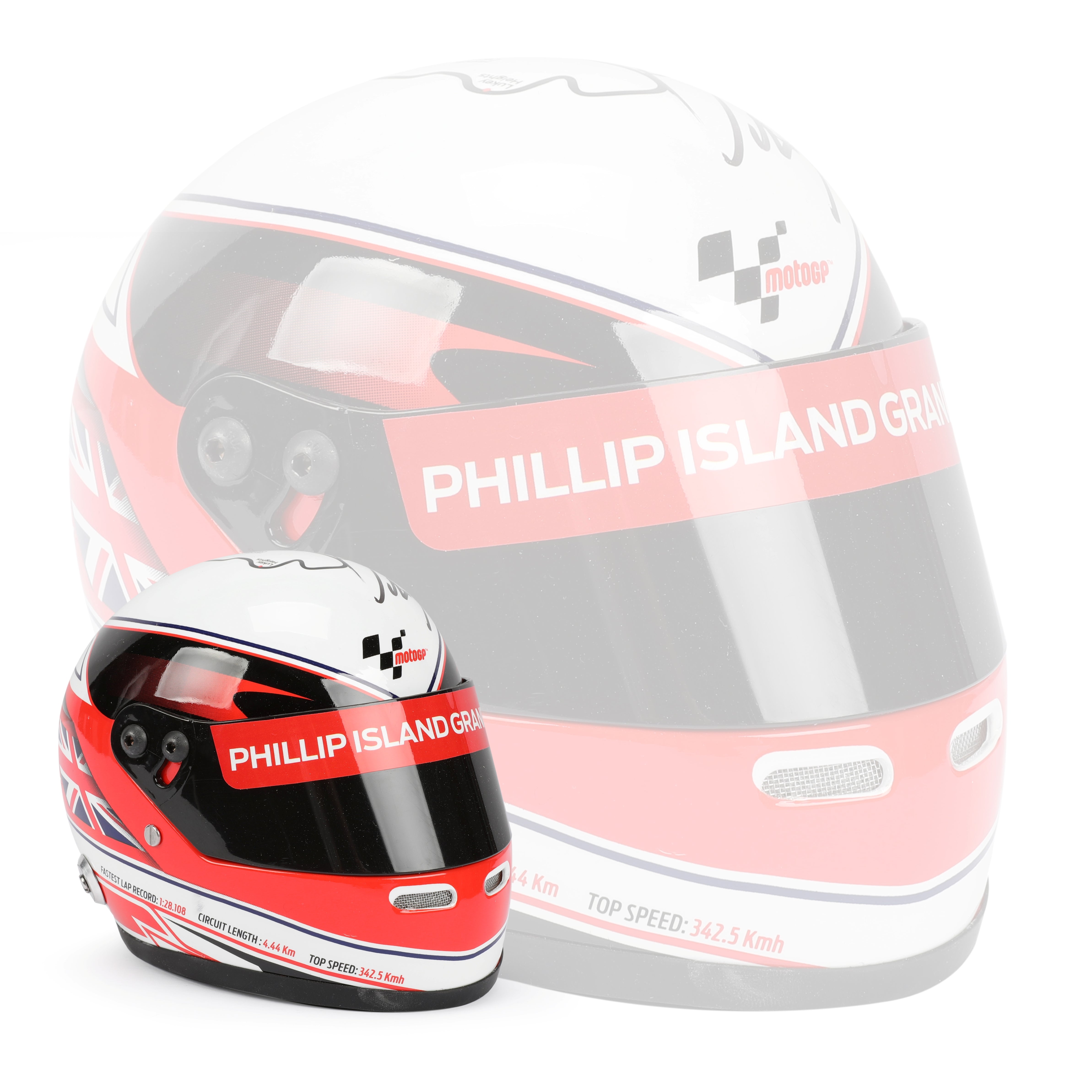 LOT 055 - Wayne Gardner Signed Australian 1:2 Scale MotoGP™ Helmet