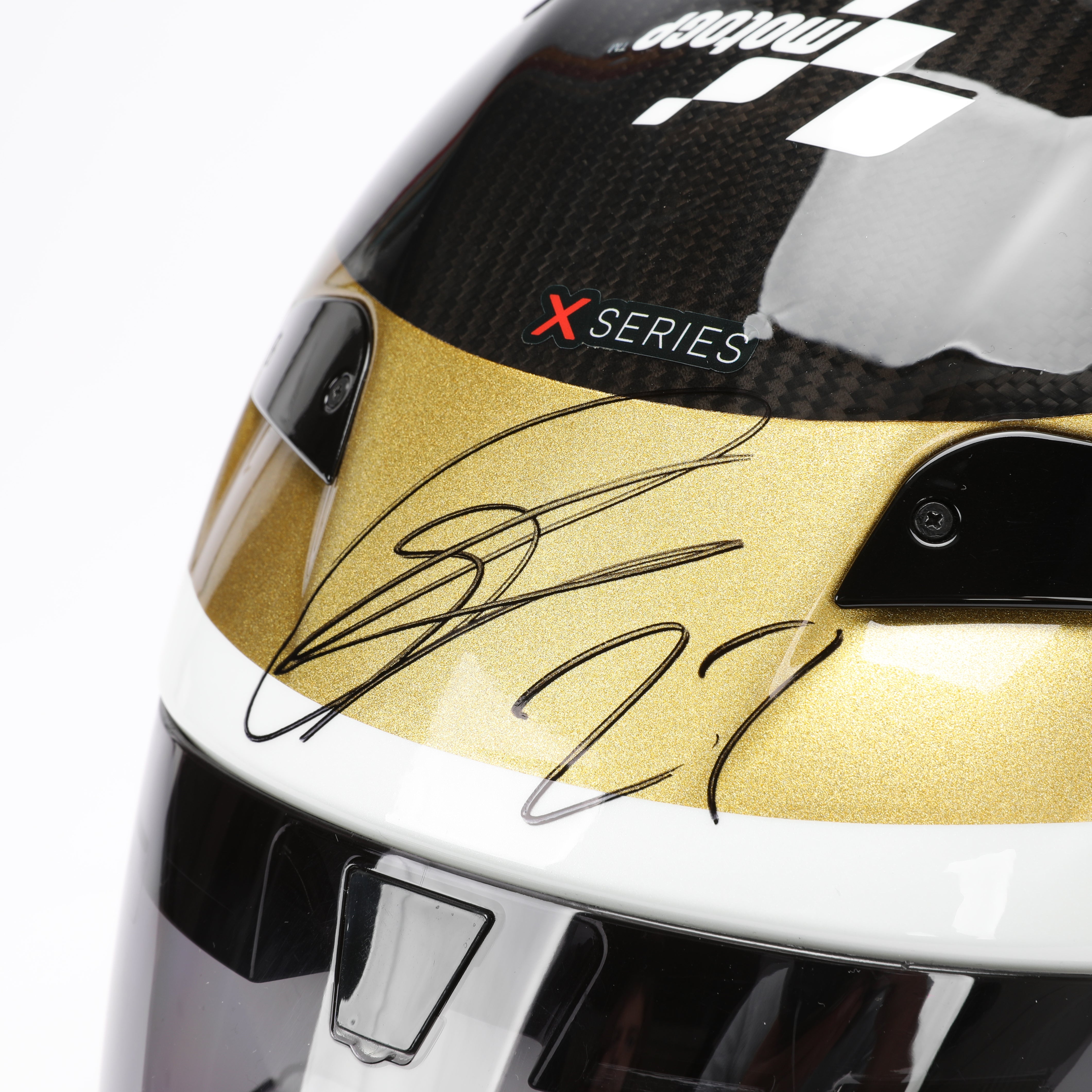 LOT 011 - Signed Casey Stoner 75th Anniversary Helmet - 2 Wheels For Life