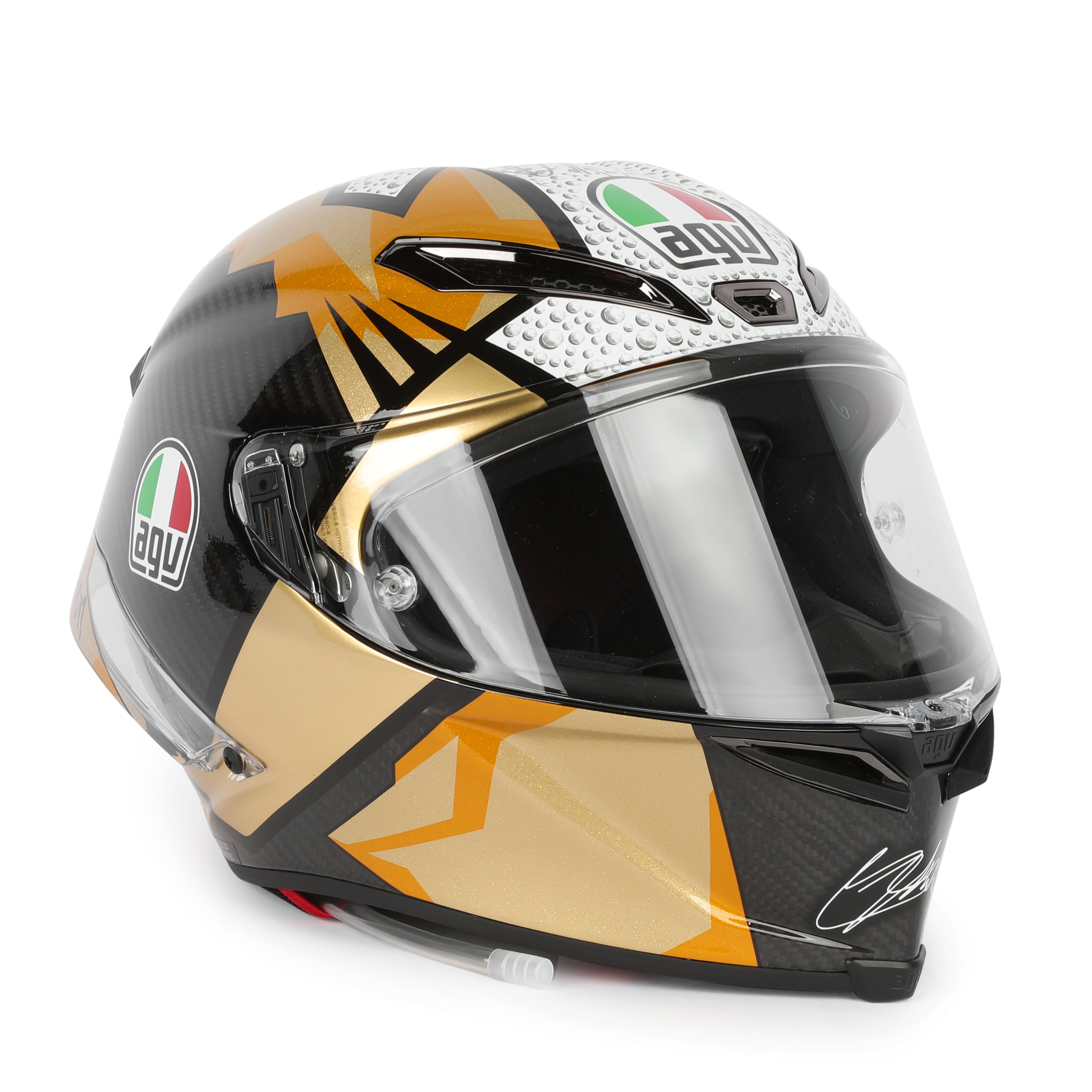 LOT 023 - Joan Mir 2020 Signed Limited Edition Pista World Championship Replica Helmet