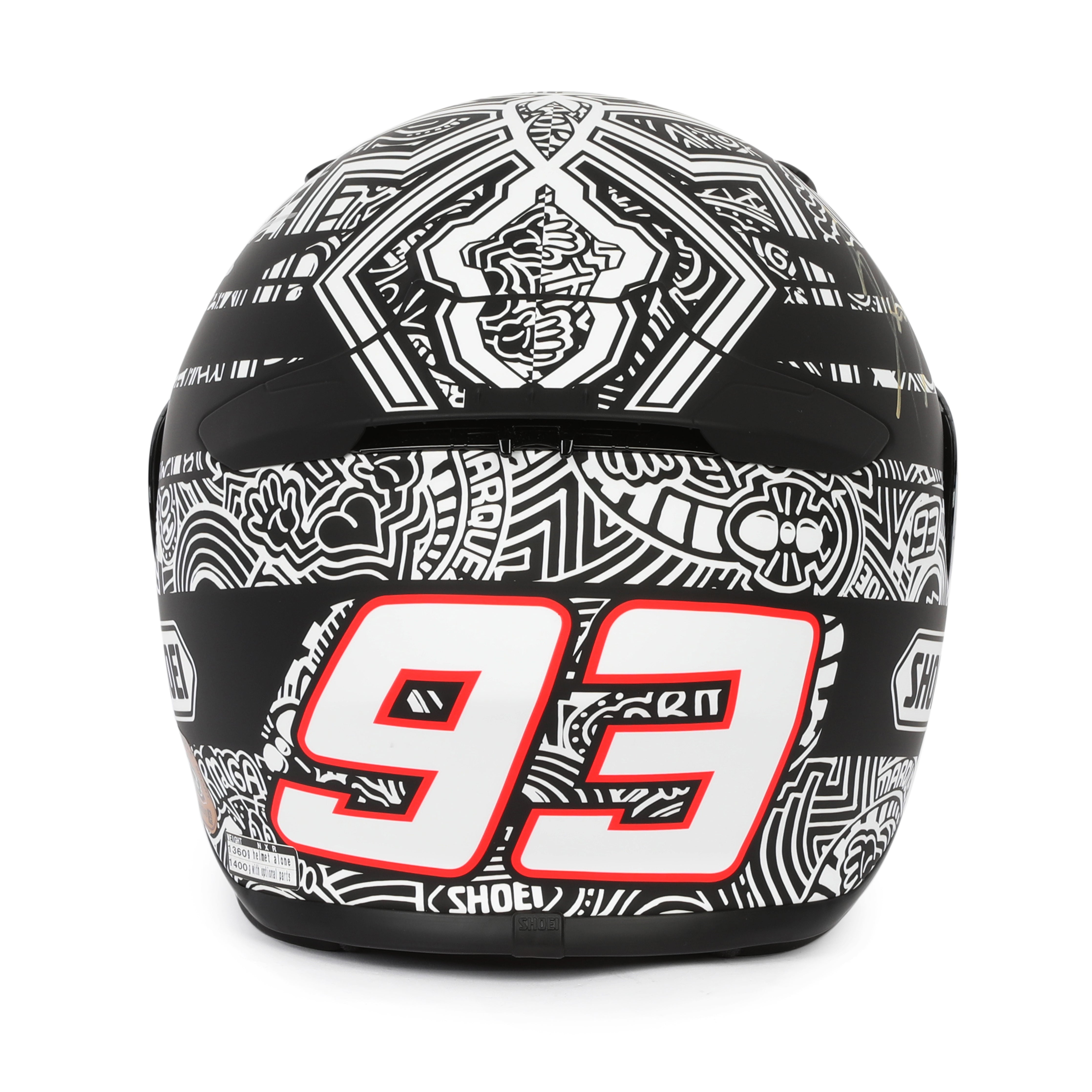 Marc Márquez #93 Signed Shoei Replica Helmet