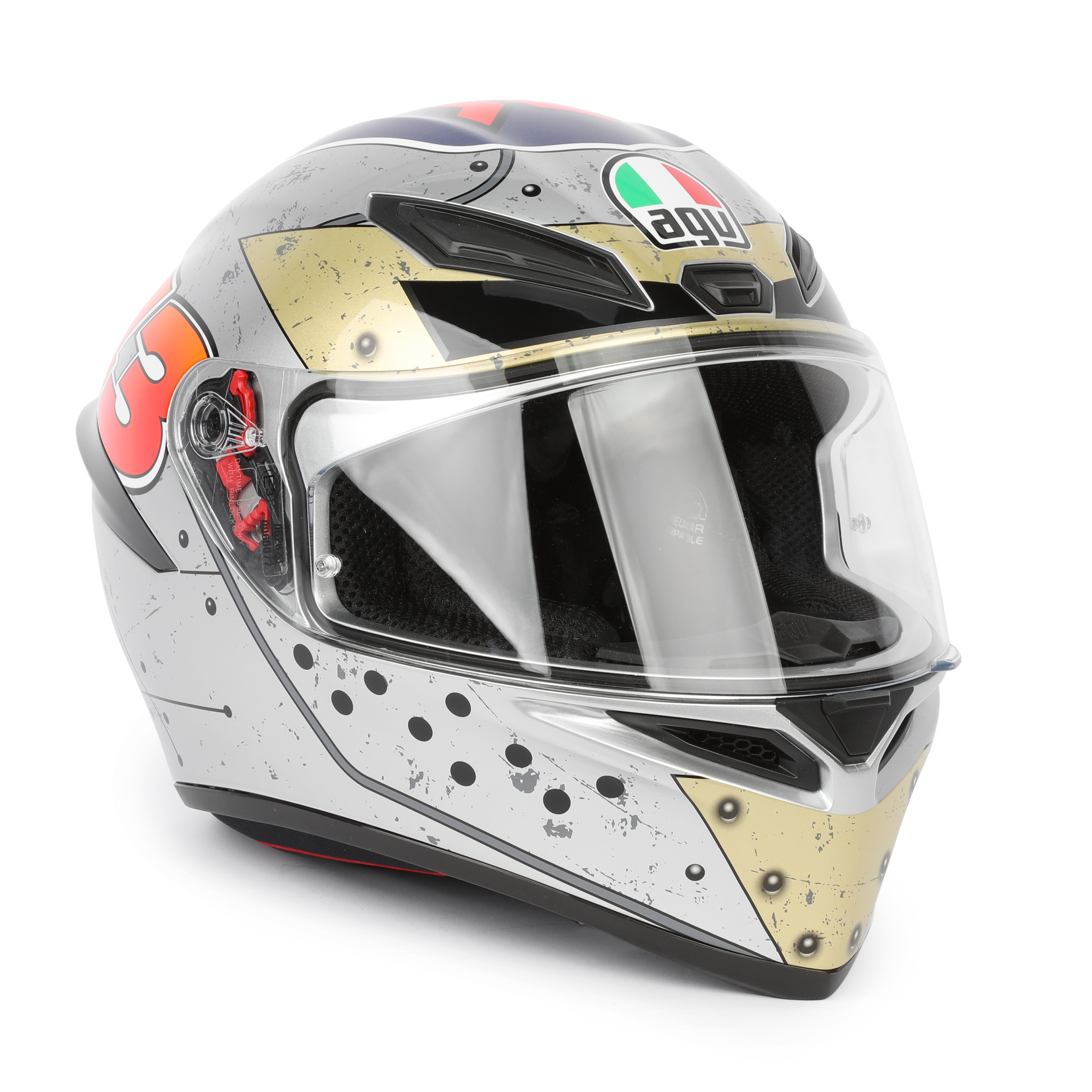 LOT 021 - Jack Miller #43 signed 2019 AGV K1 Phillip Island / Australian Moto GP Helmet