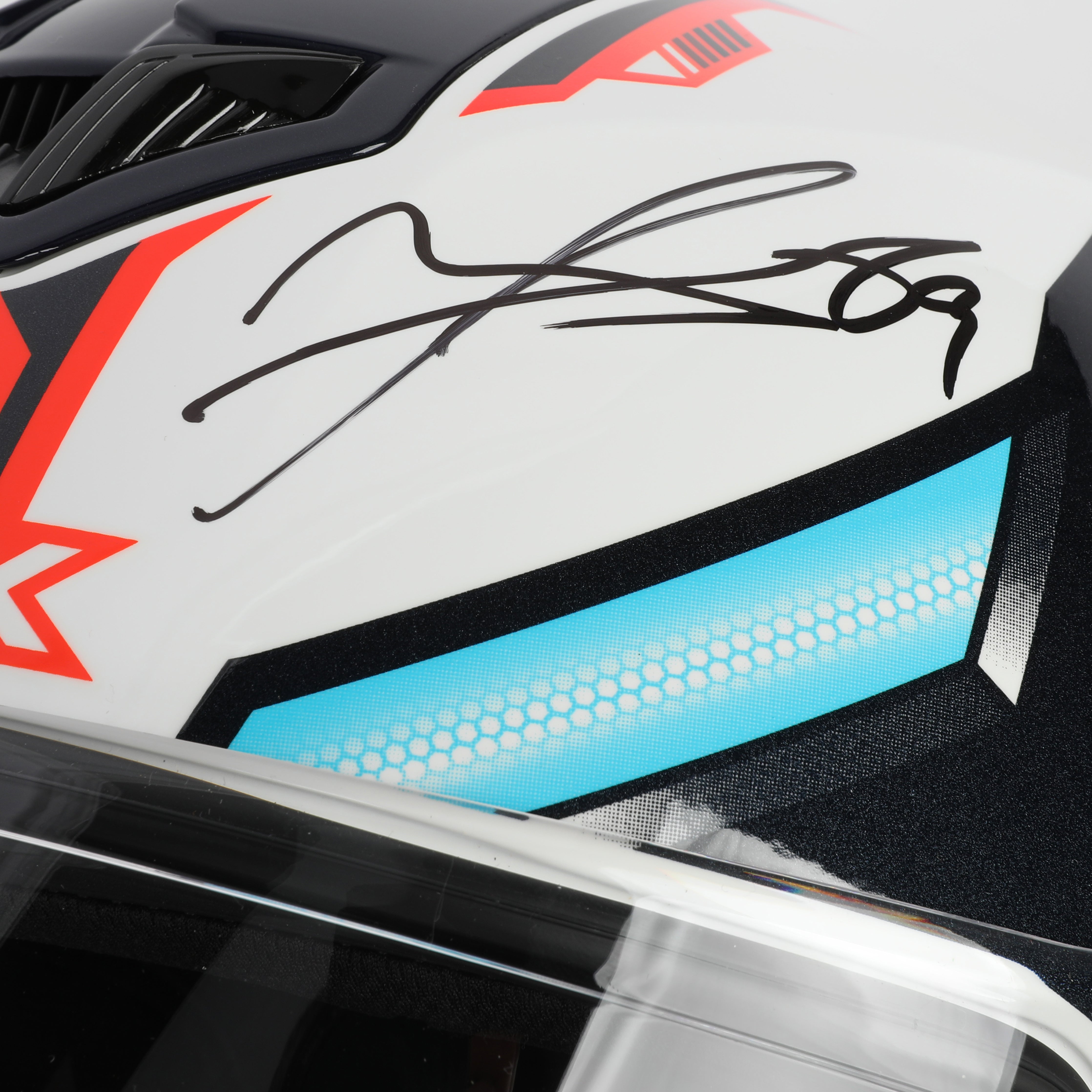 Jorge Martin 2024 Signed #89 Shark D-SKWAL 2 Replica Helmet