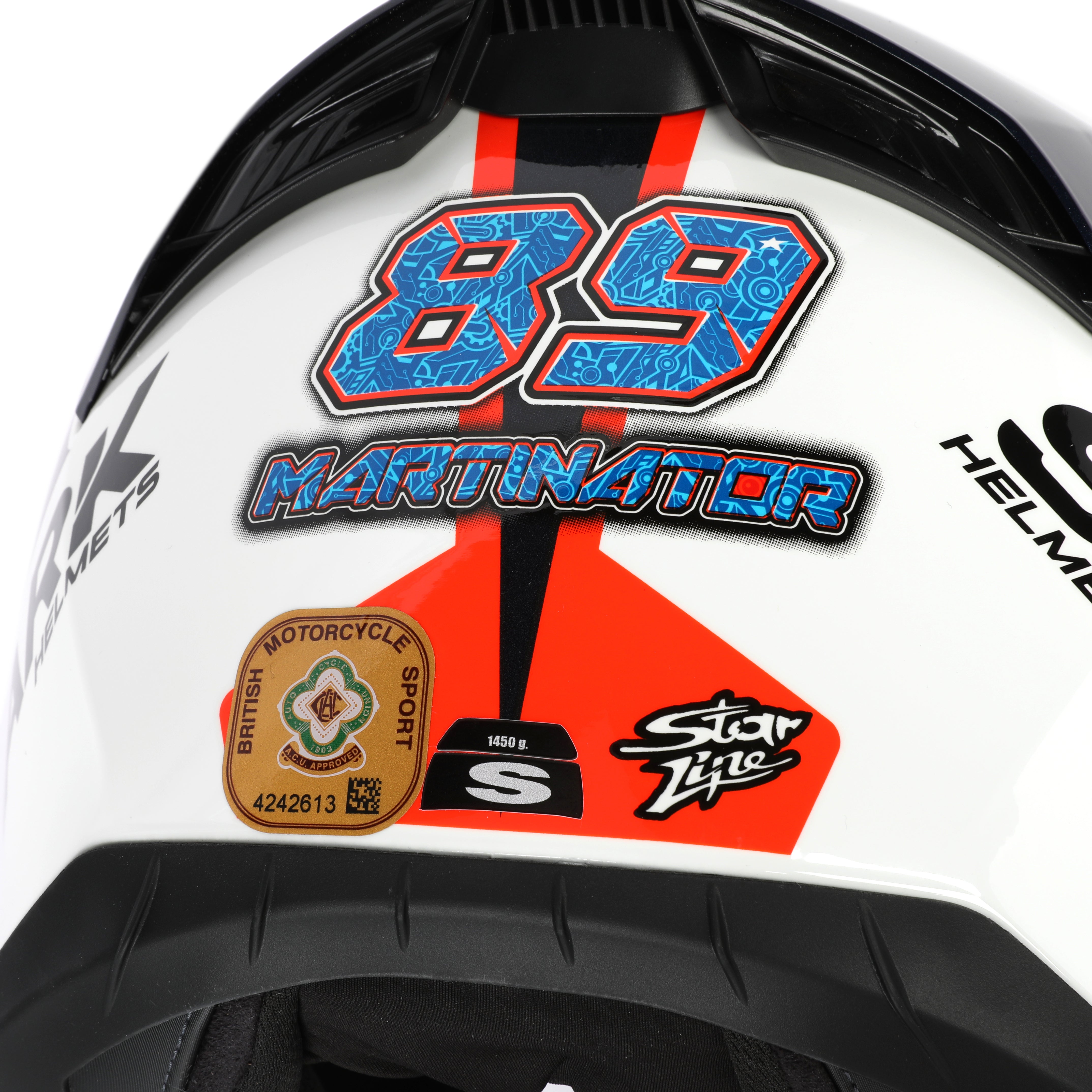 Jorge Martin 2024 Signed #89 Shark D-SKWAL 2 Replica Helmet