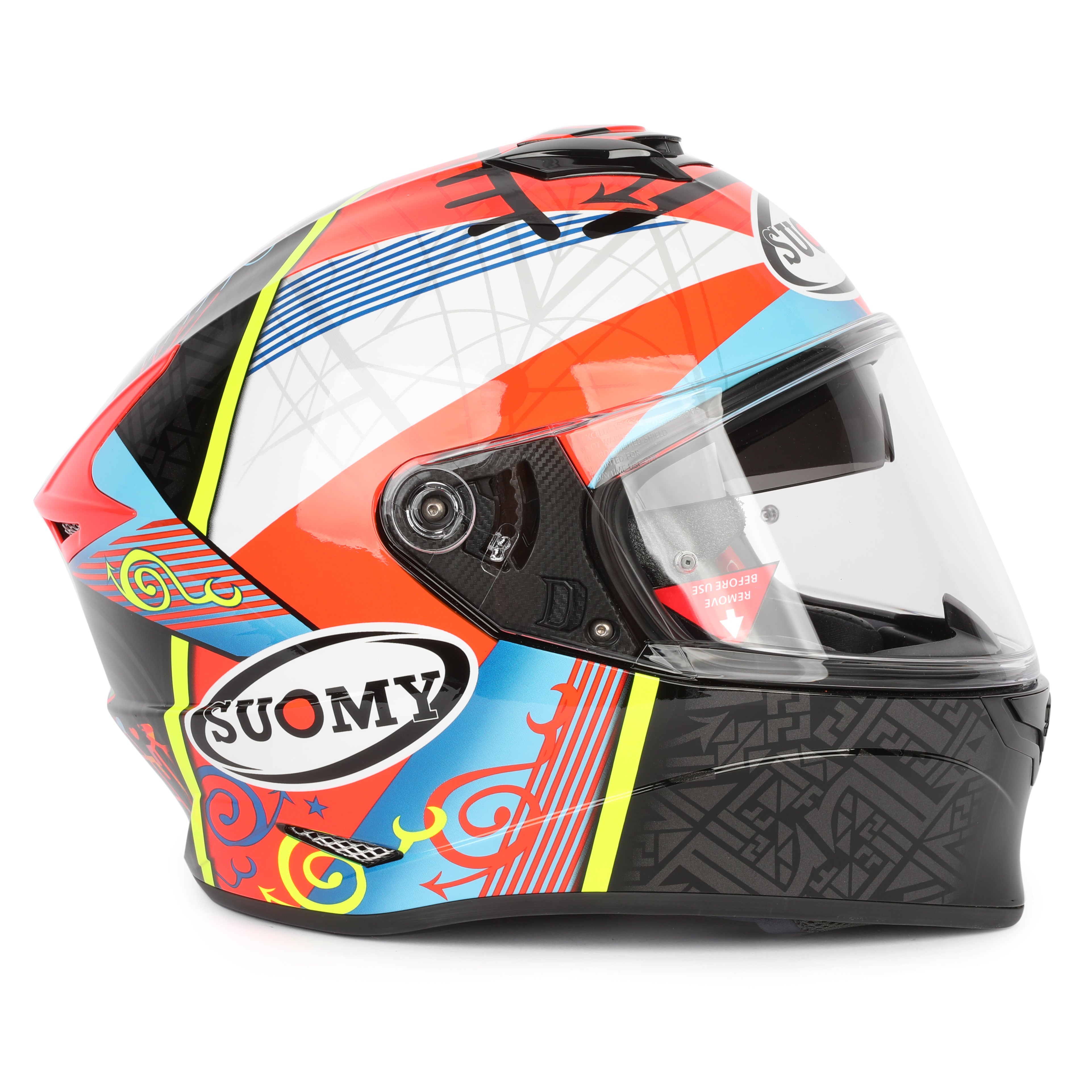 Francesco Bagnaia Signed Suomy Casco Stella Replica Helmet
