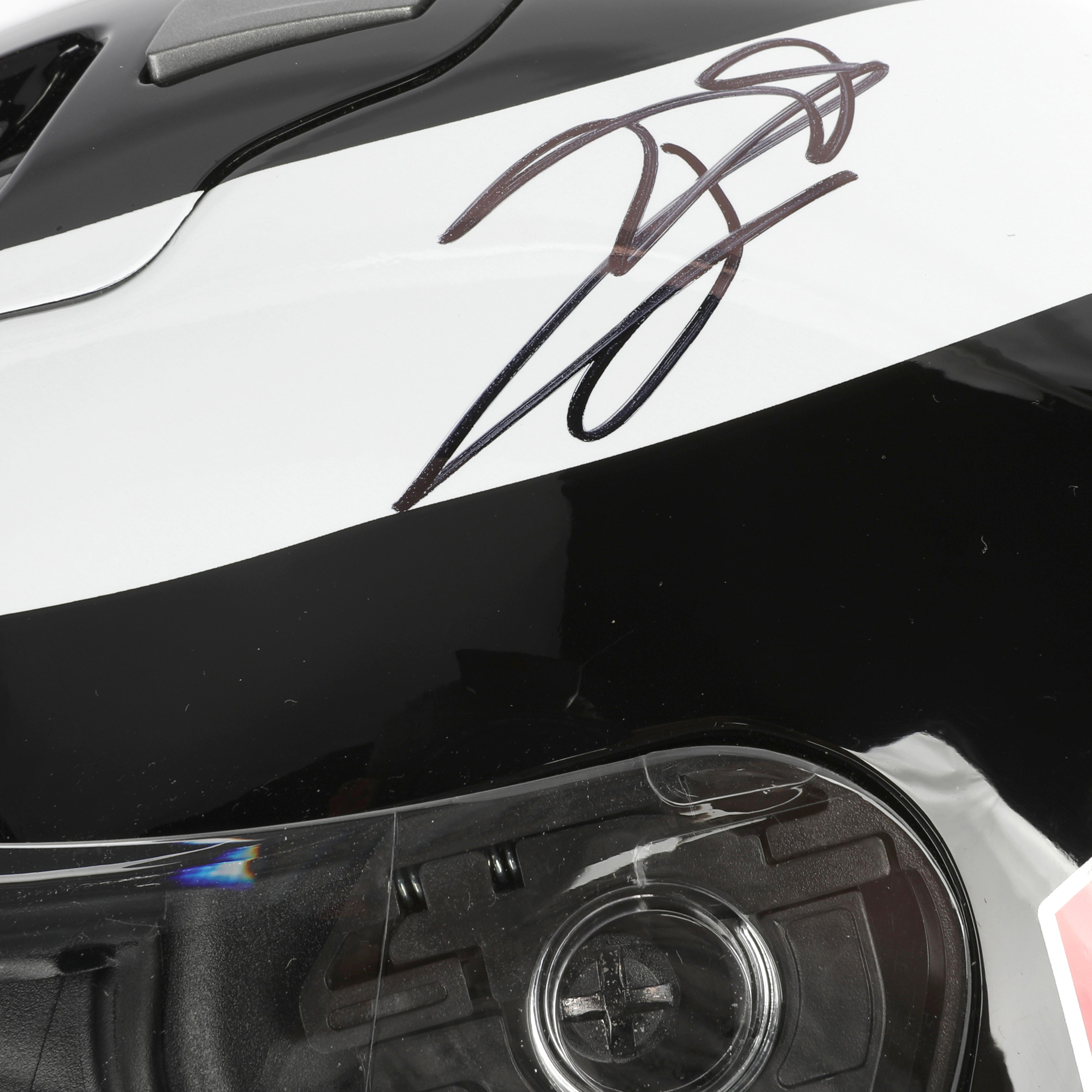 LOT 040 - Jorge Lorenzo #99 Signed HJC CS-R2 JL Spartan MC5 Replica Moto GP Helmet