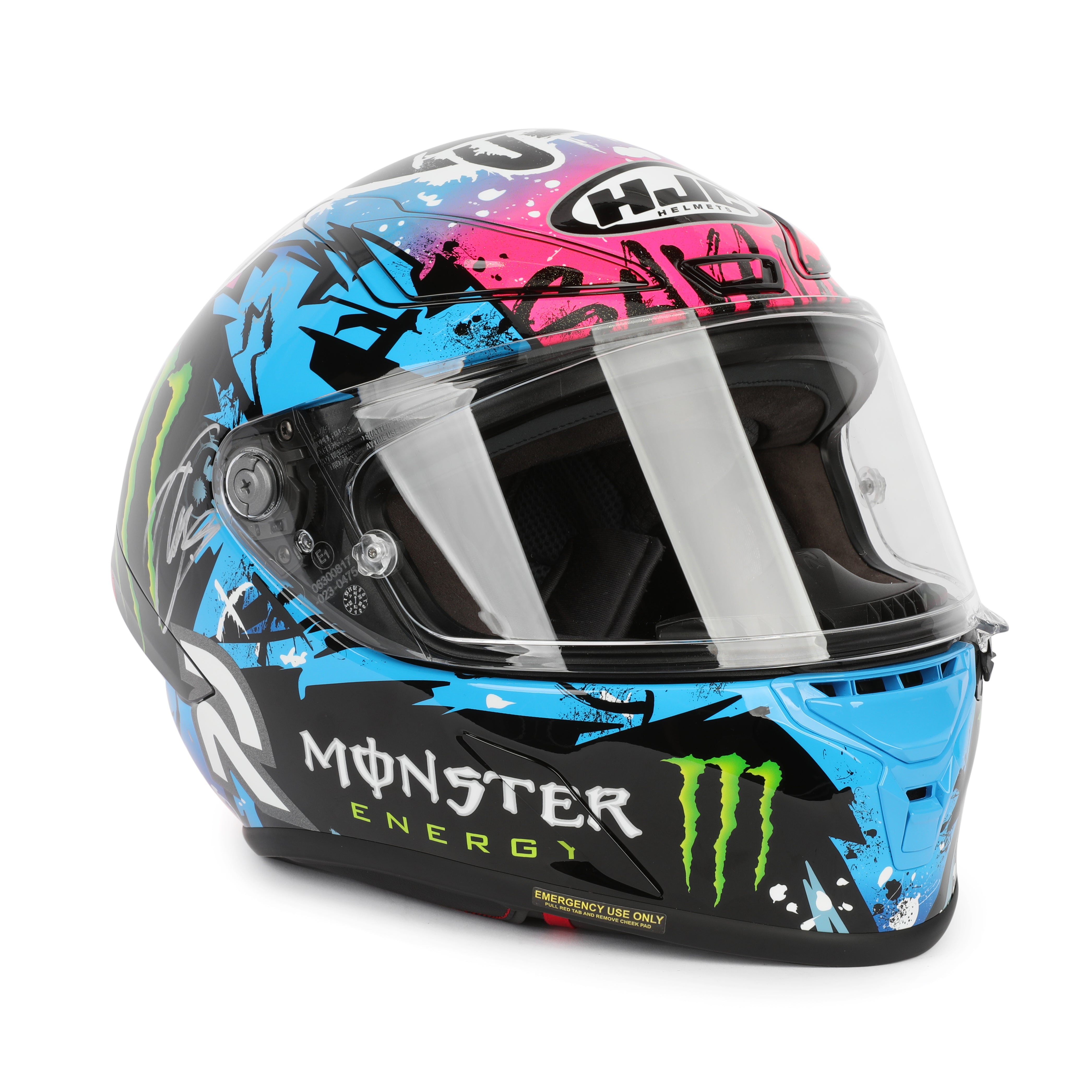 LOT 036 - Fabio Quartararo 2024 Signed HJC RPHA 1 Replica Helmet – French GP