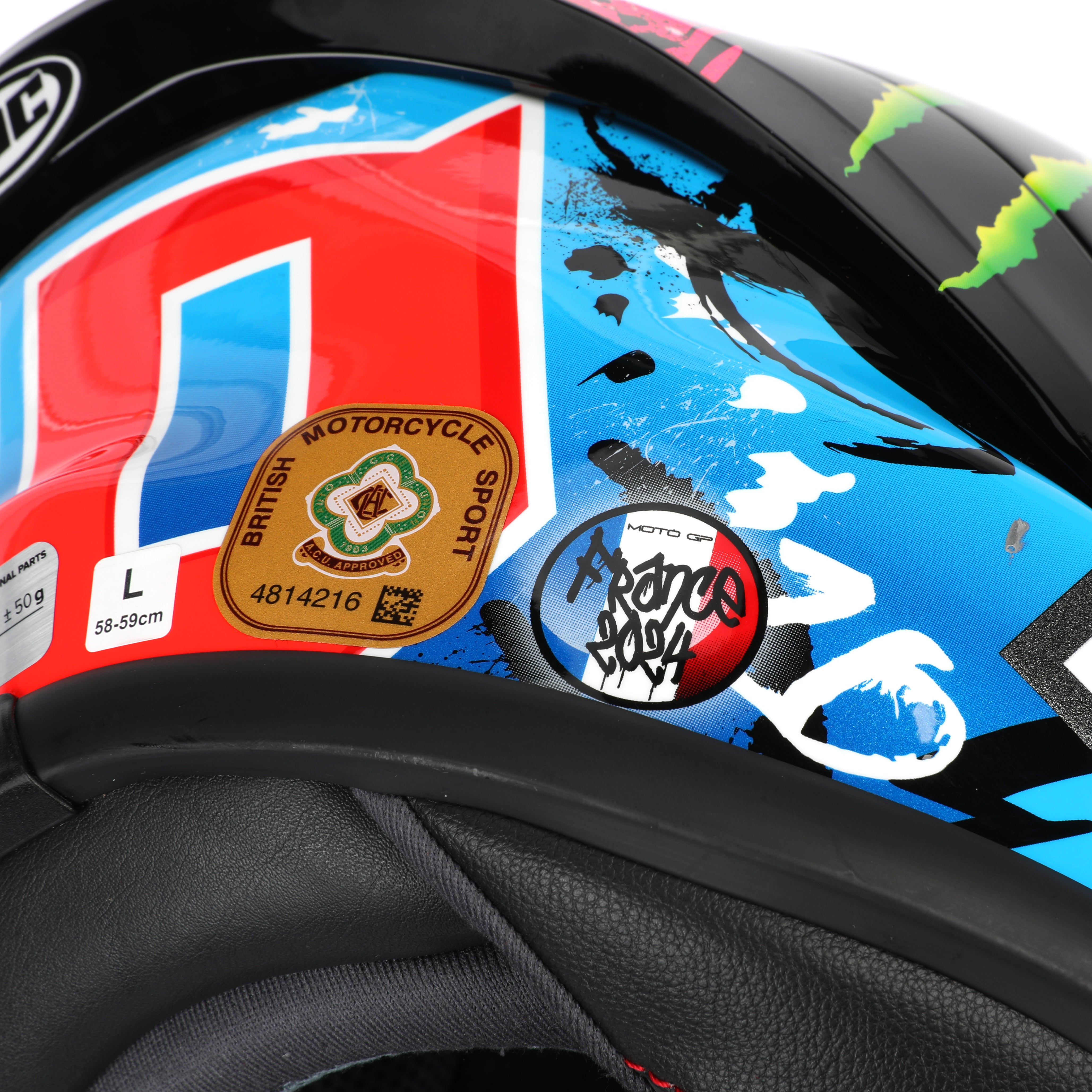 LOT 036 - Fabio Quartararo 2024 Signed HJC RPHA 1 Replica Helmet – French GP