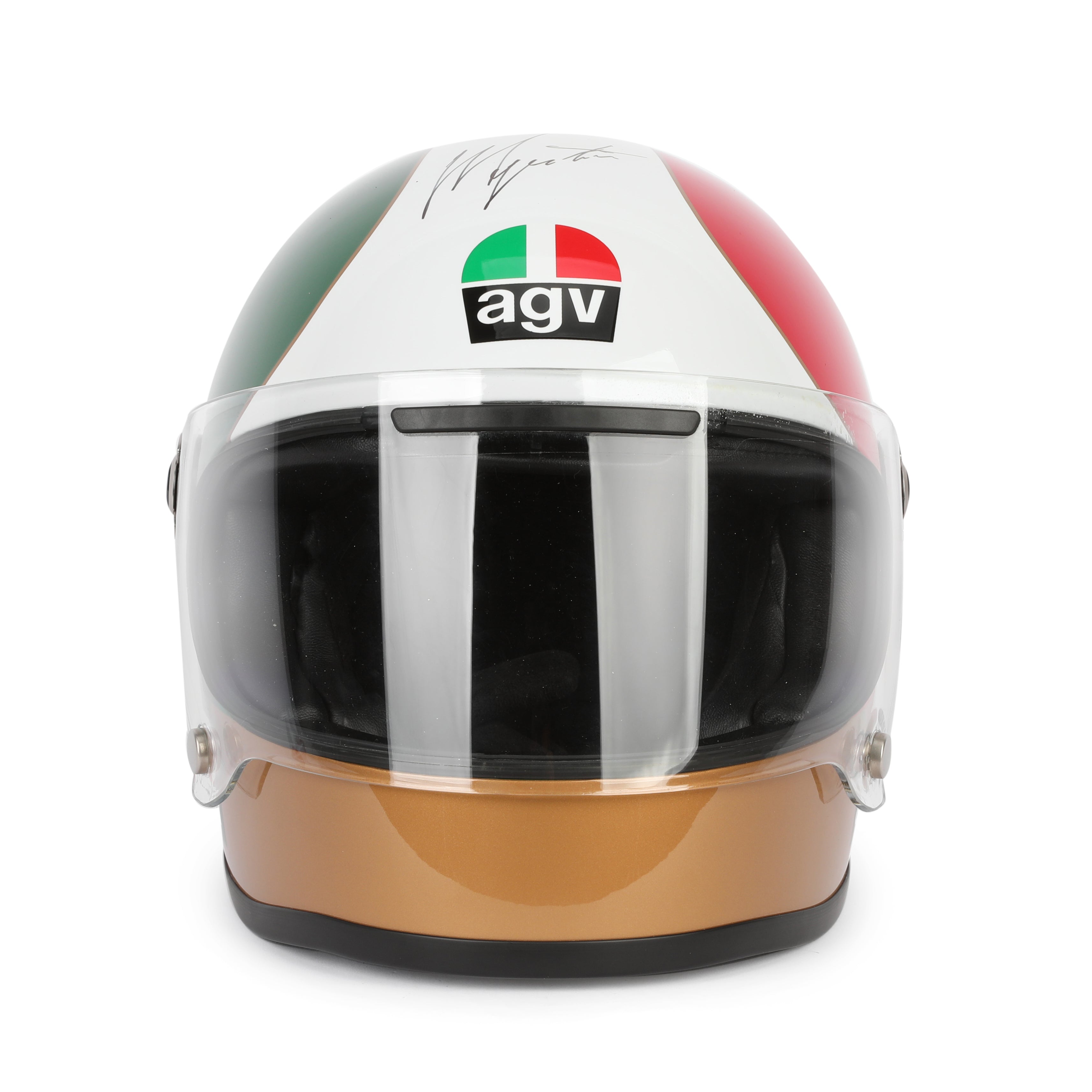 Giacomo Agostini signed AGV “AGO” Helmet – Limited Edition #69 / 3000 worldwide