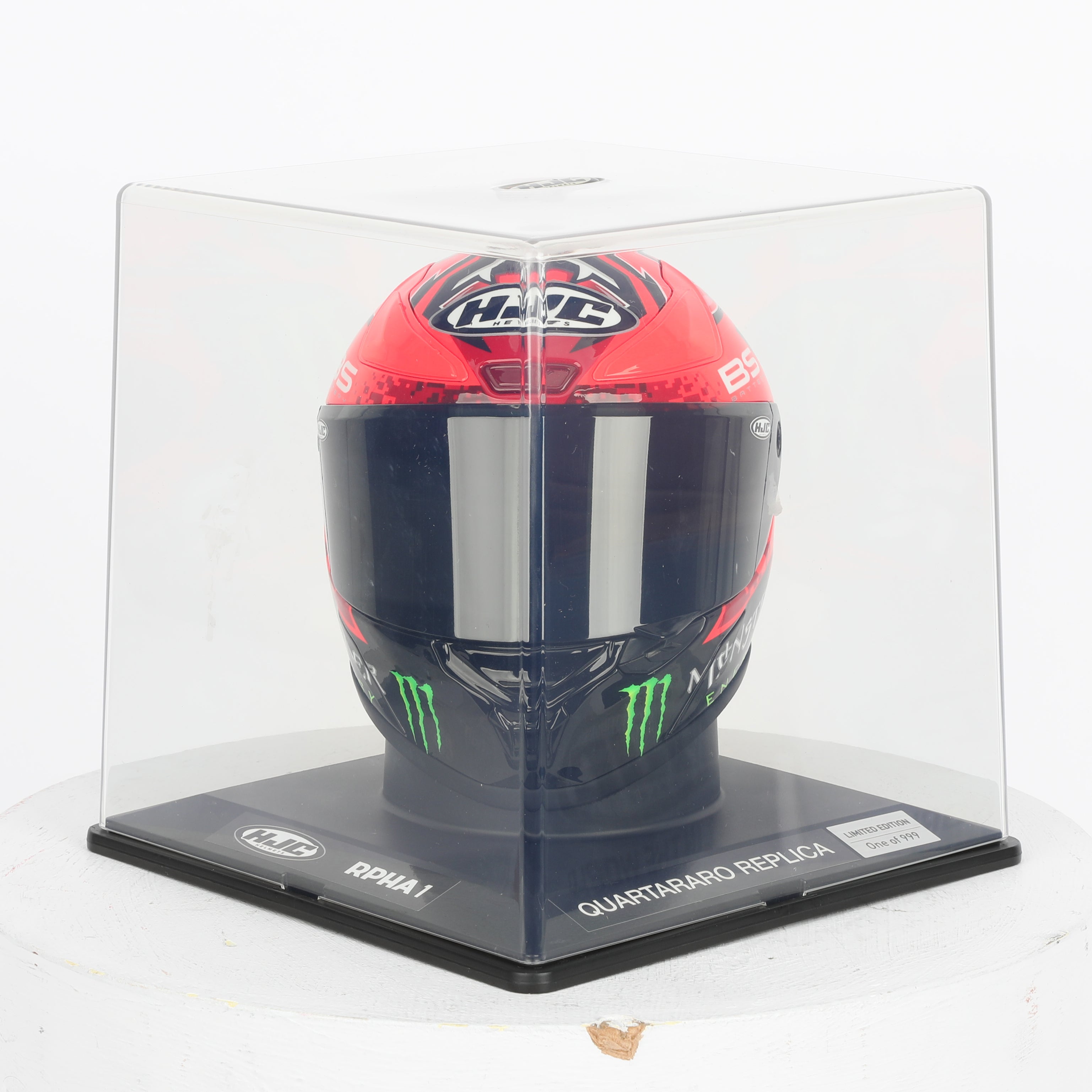 LOT 127 - Fabio Quartararo Signed Limited Edition 2023 Mini Helmet